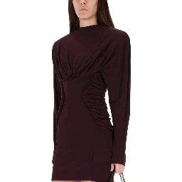 PLEATED MINI DRESS