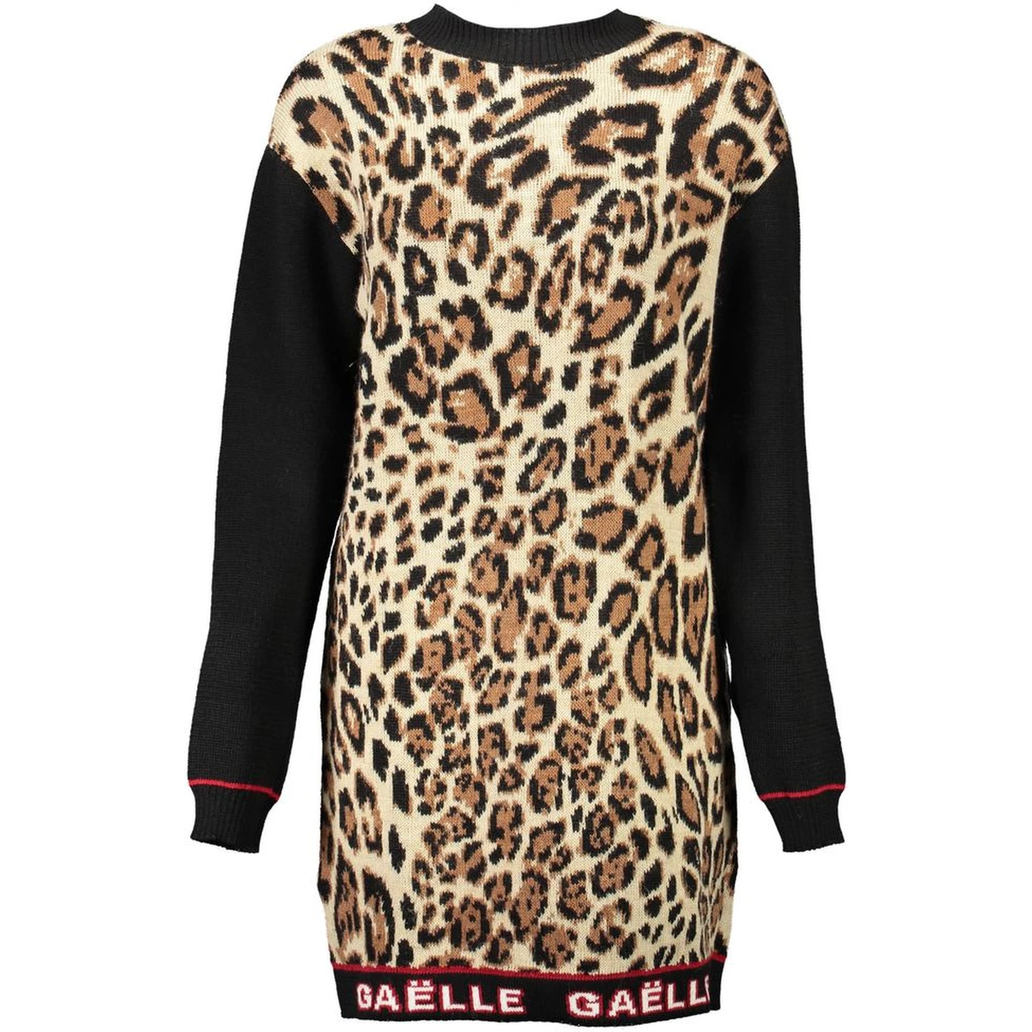 Beige Wool Women Dress