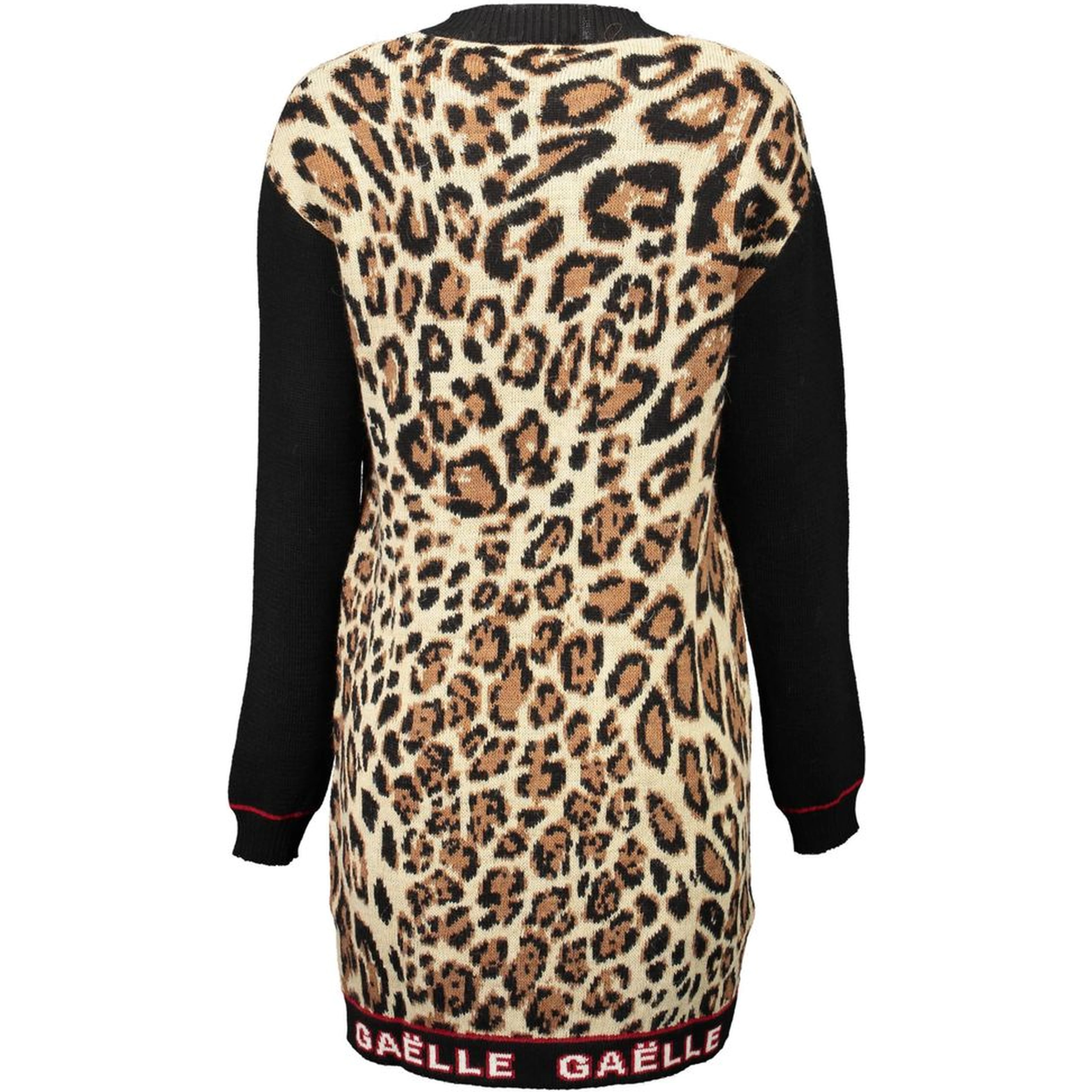 Beige Wool Women Dress