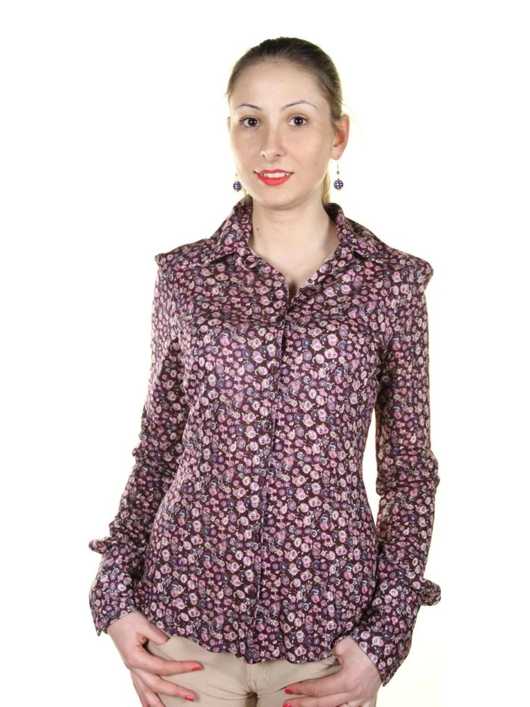 Purple Viscose Shirt