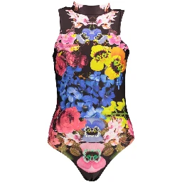 Black Polyester Bodysuit