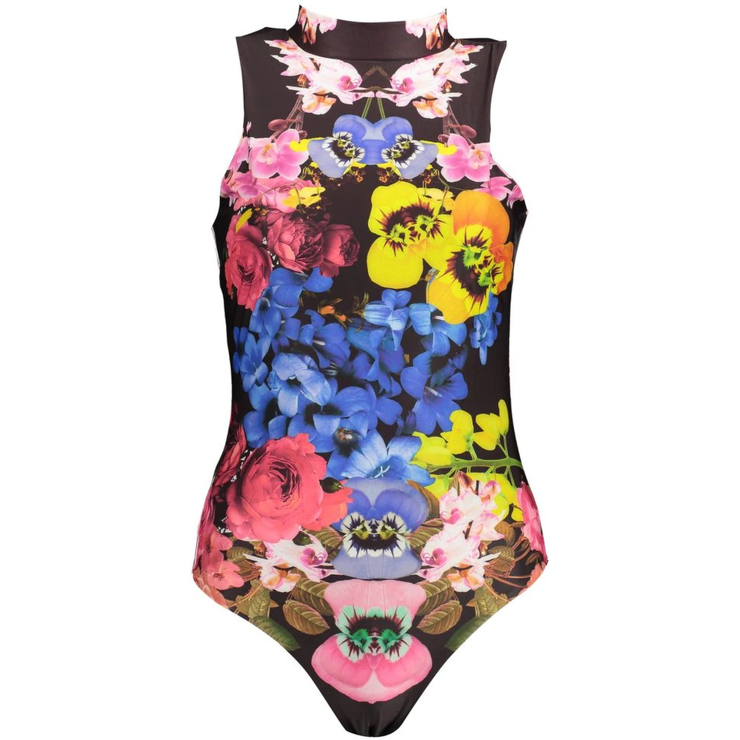 Black Polyester Bodysuit