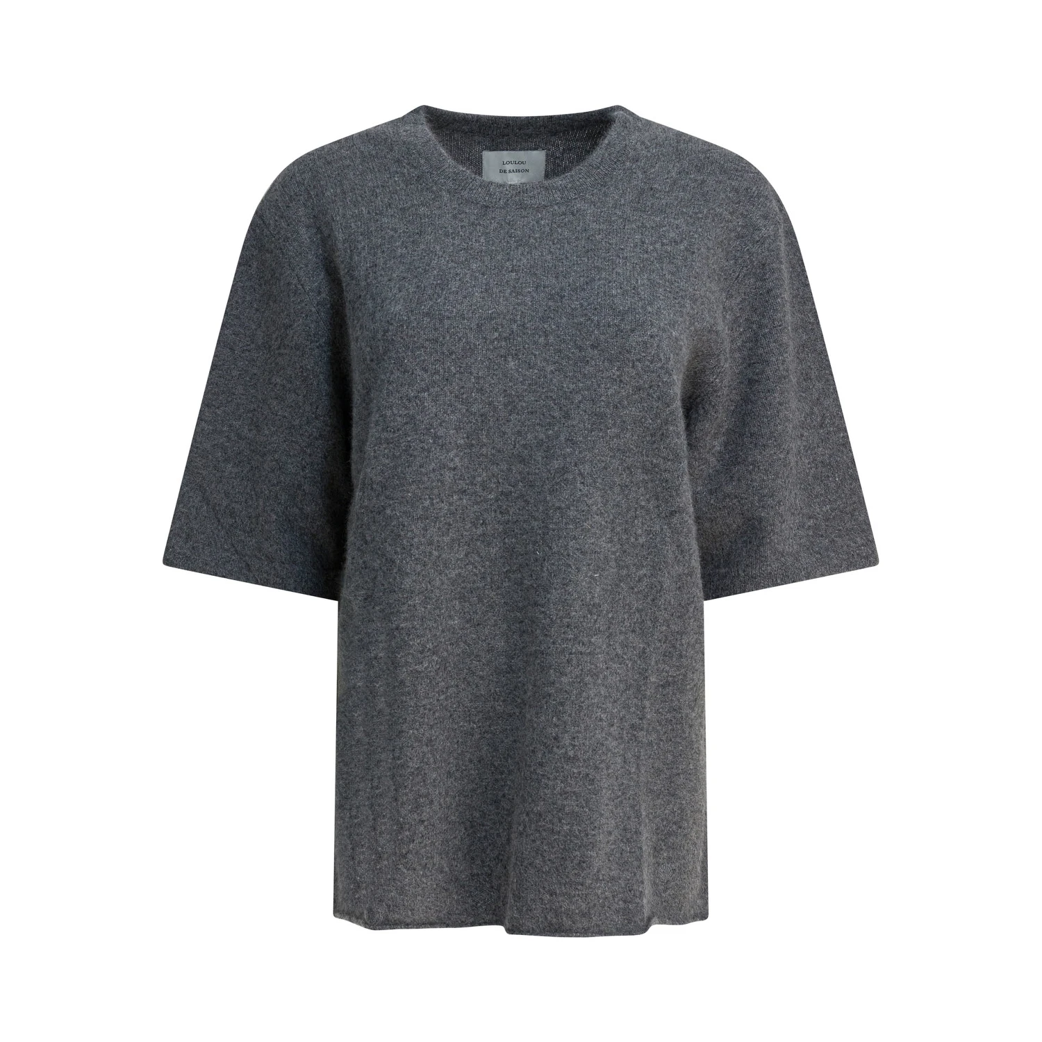 "Raven" crewneck sweater in wool blend