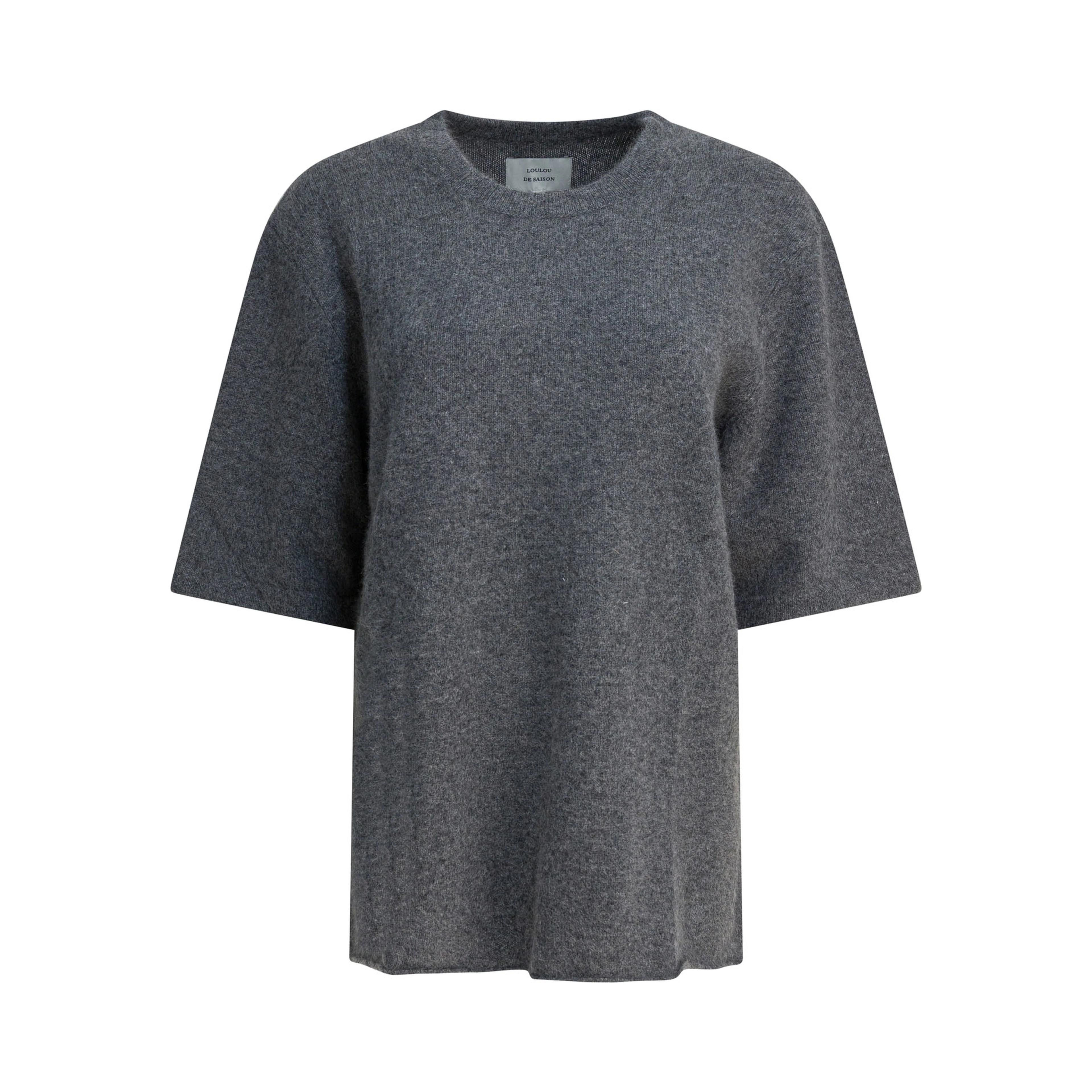 "Raven" crewneck sweater in wool blend