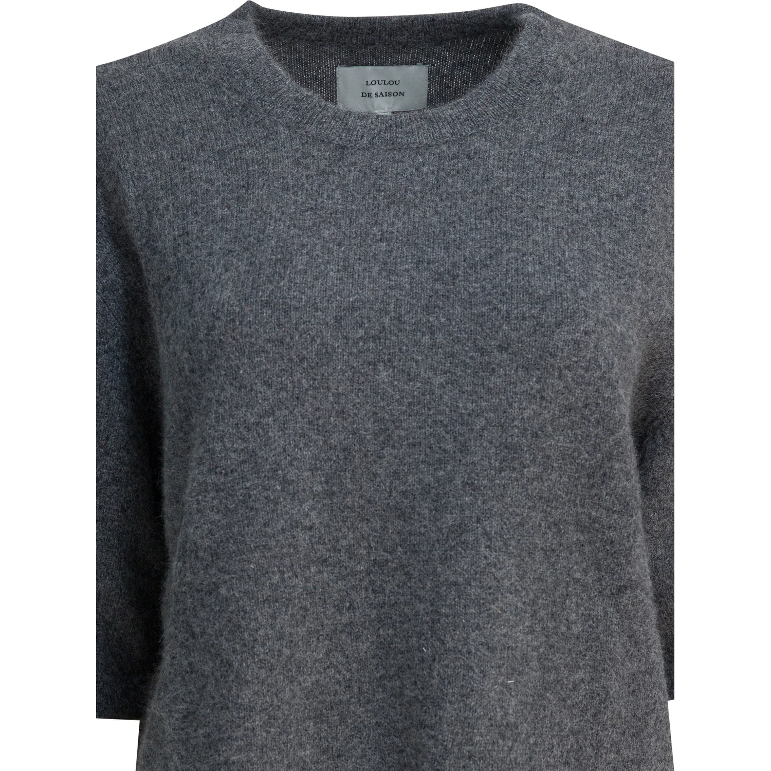 "Raven" crewneck sweater in wool blend
