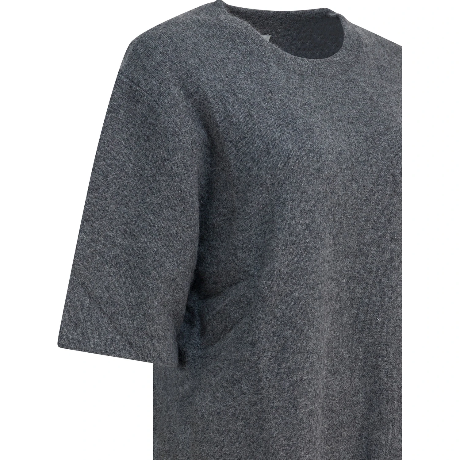 "Raven" crewneck sweater in wool blend