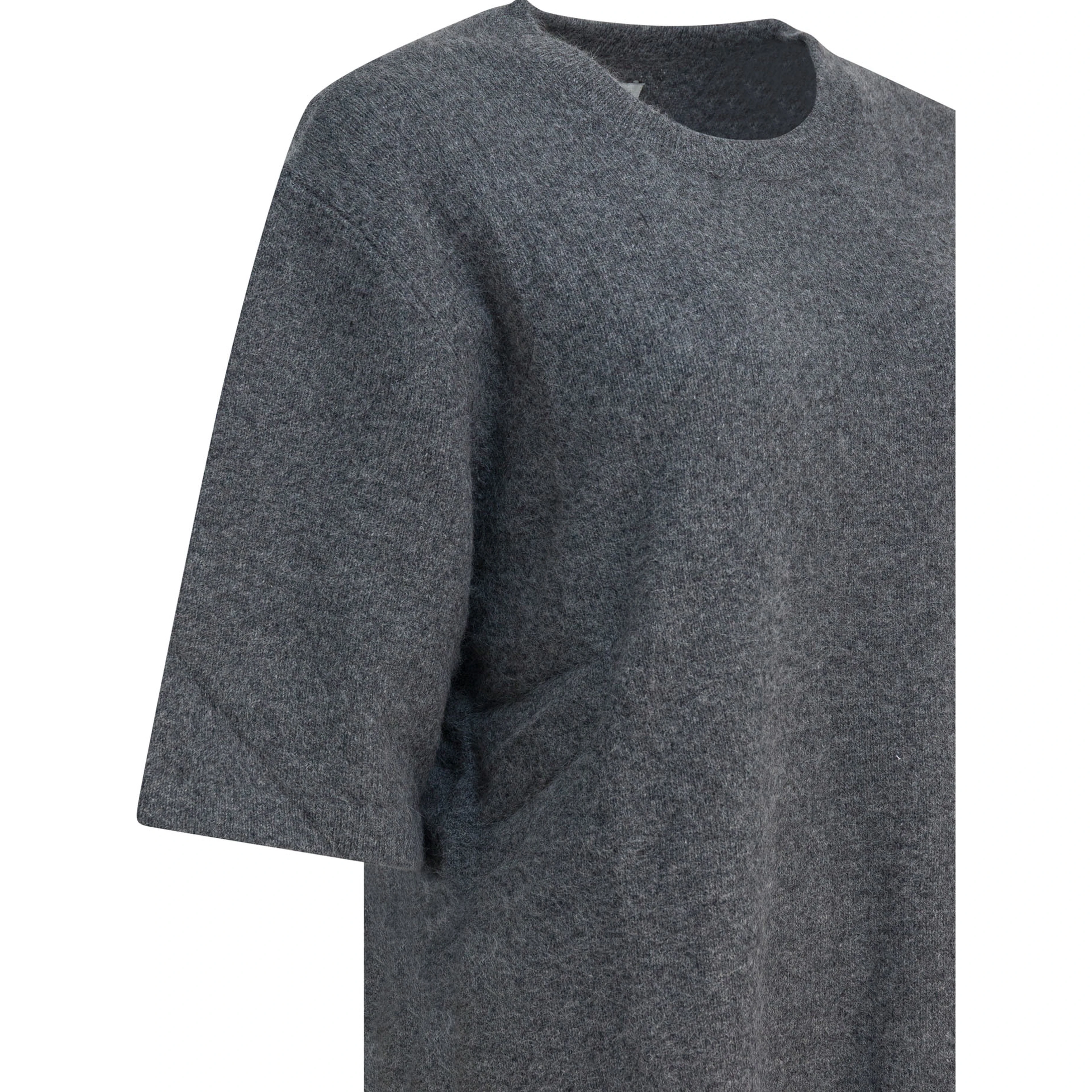 "Raven" crewneck sweater in wool blend