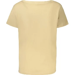 Beige Cotton T-Shirt