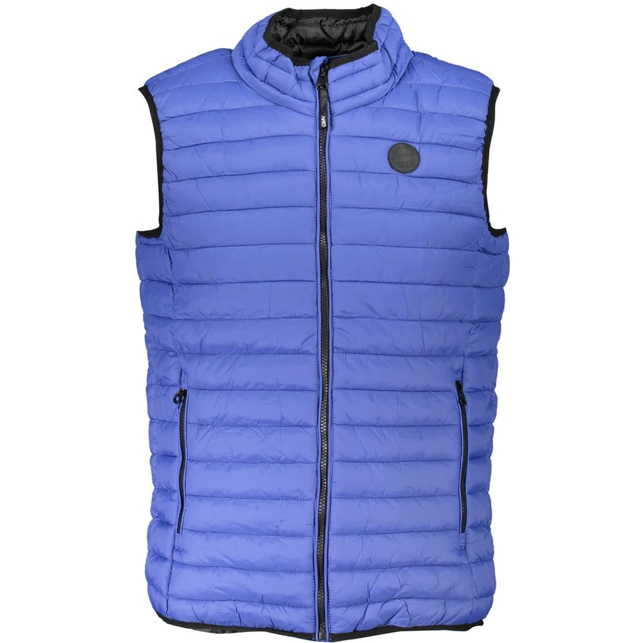 Blu Poliammide Mens Gilet