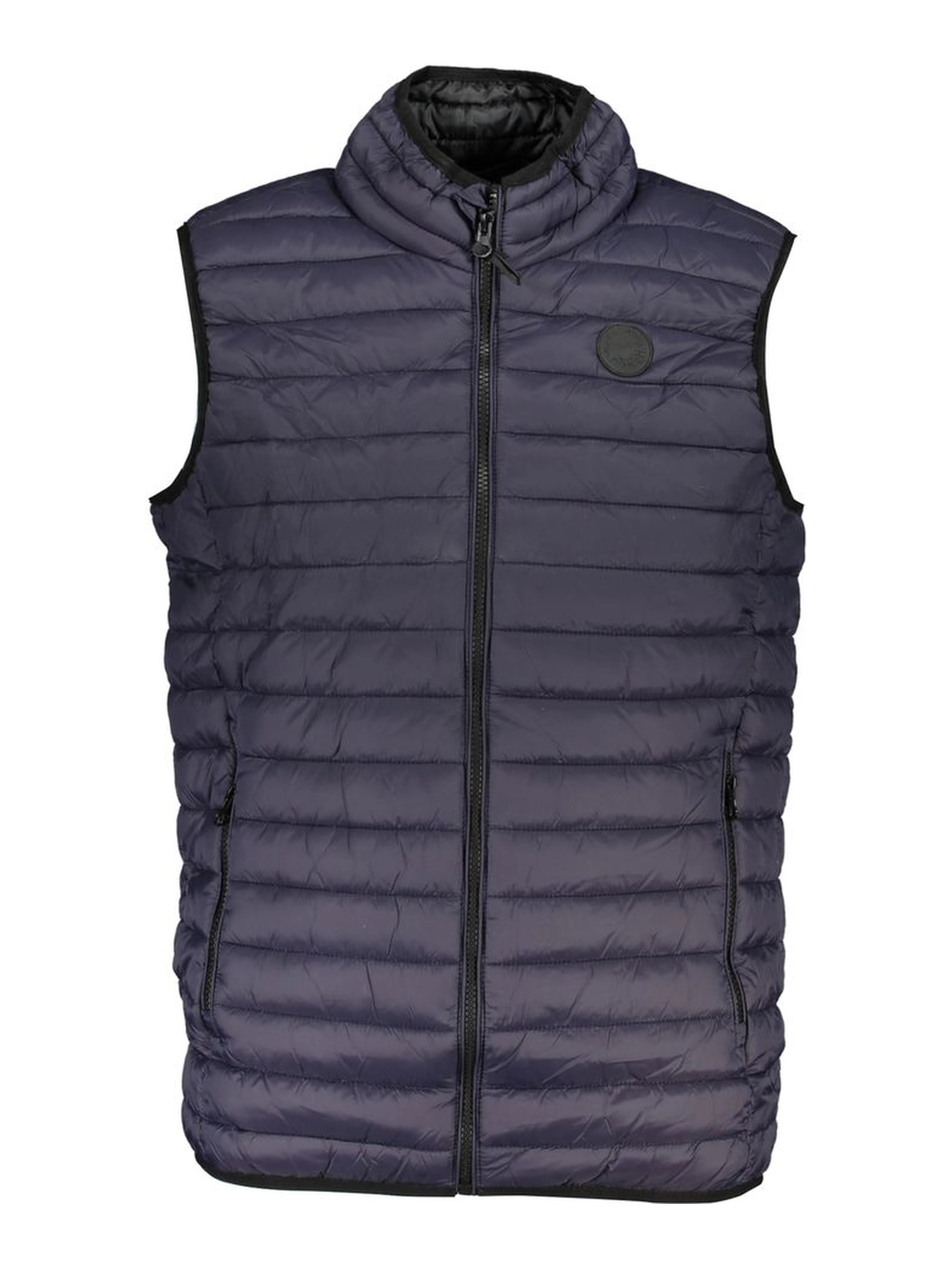 Blu Poliammide Men's Gilet