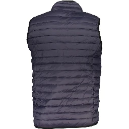 Blu Poliammide Men's Gilet
