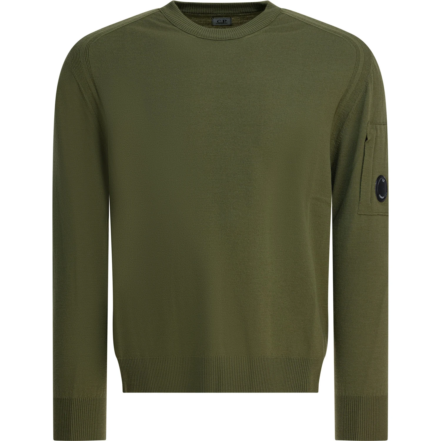 Wool crewneck sweater