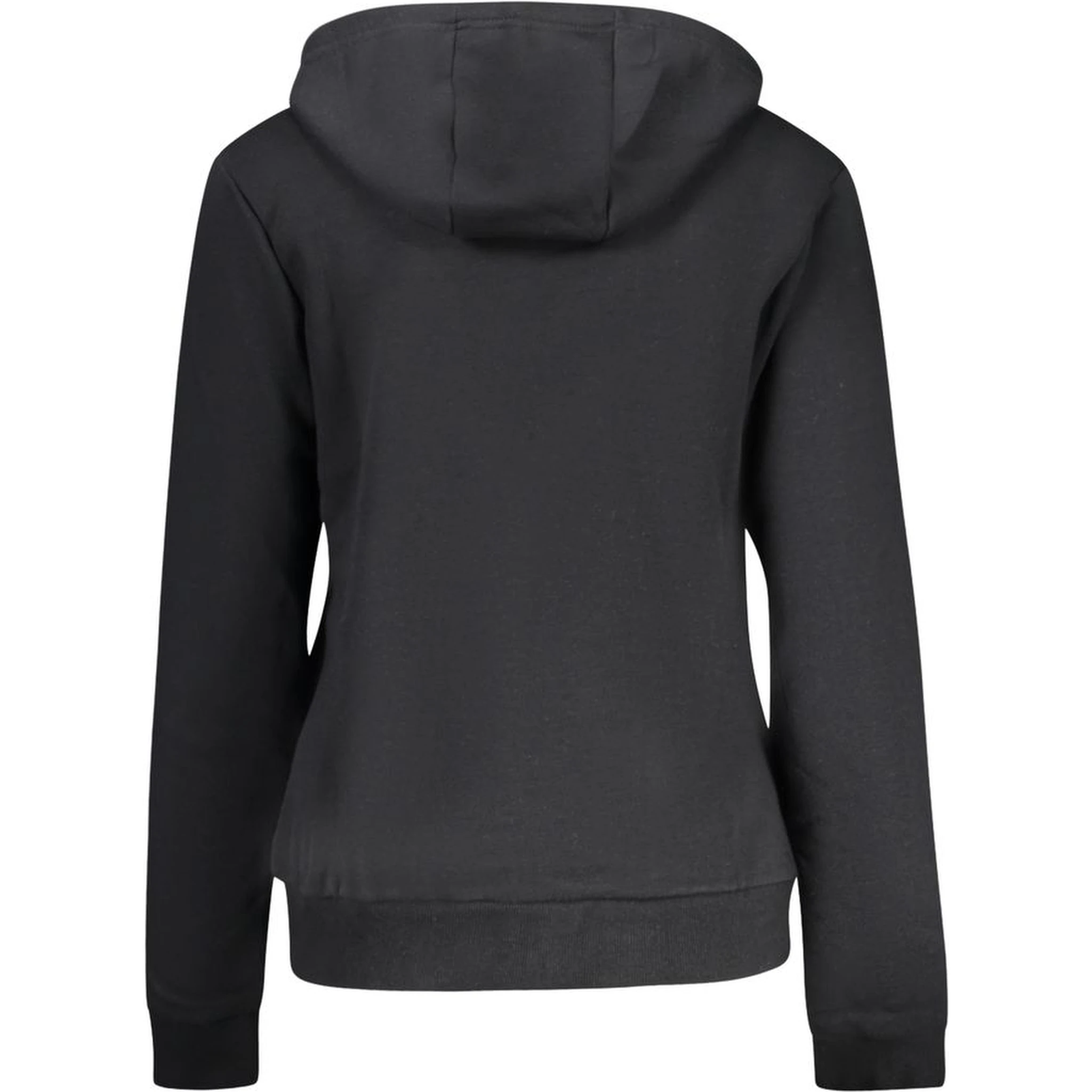 Black Cotton Women's Hoodie