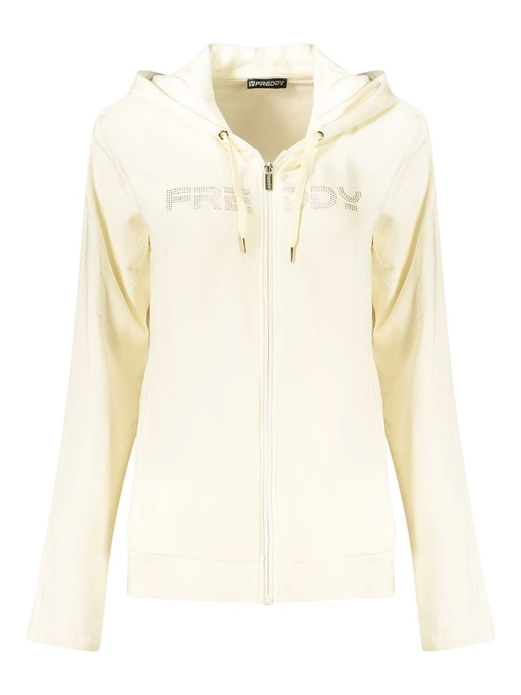 White Cotton Sweatshirt