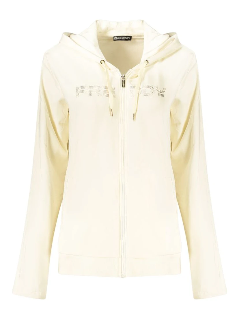 White Cotton Sweatshirt