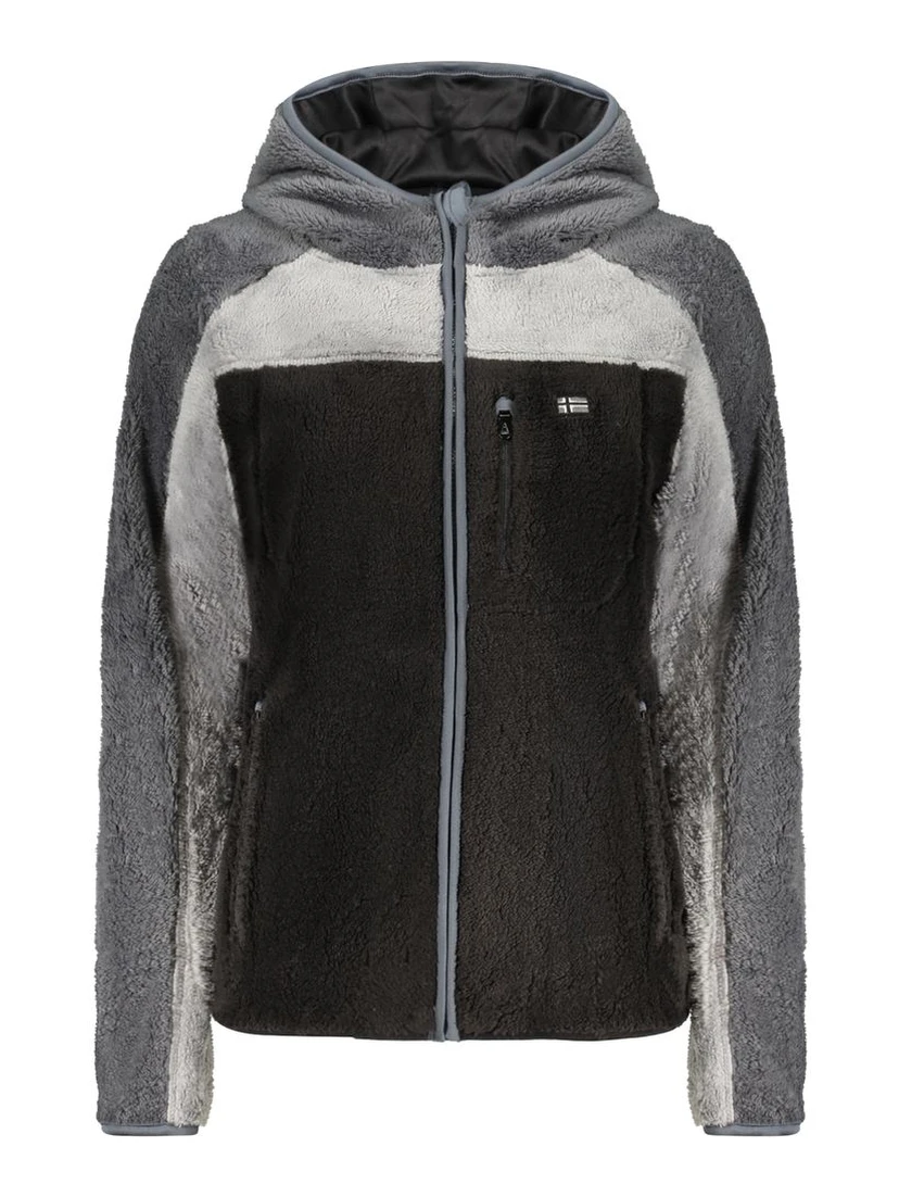 Black Polyester Women's Hoodie