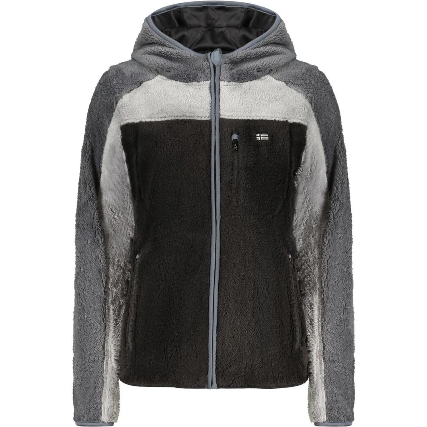 Black Polyester Women's Hoodie