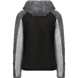 Black Polyester Women's Hoodie