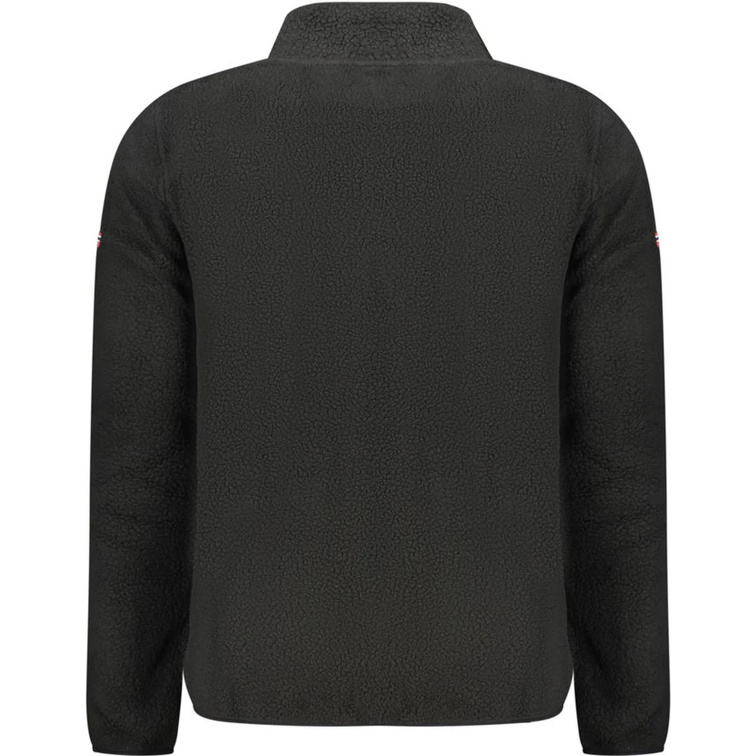 Black Polyester Men's Sweatshirt