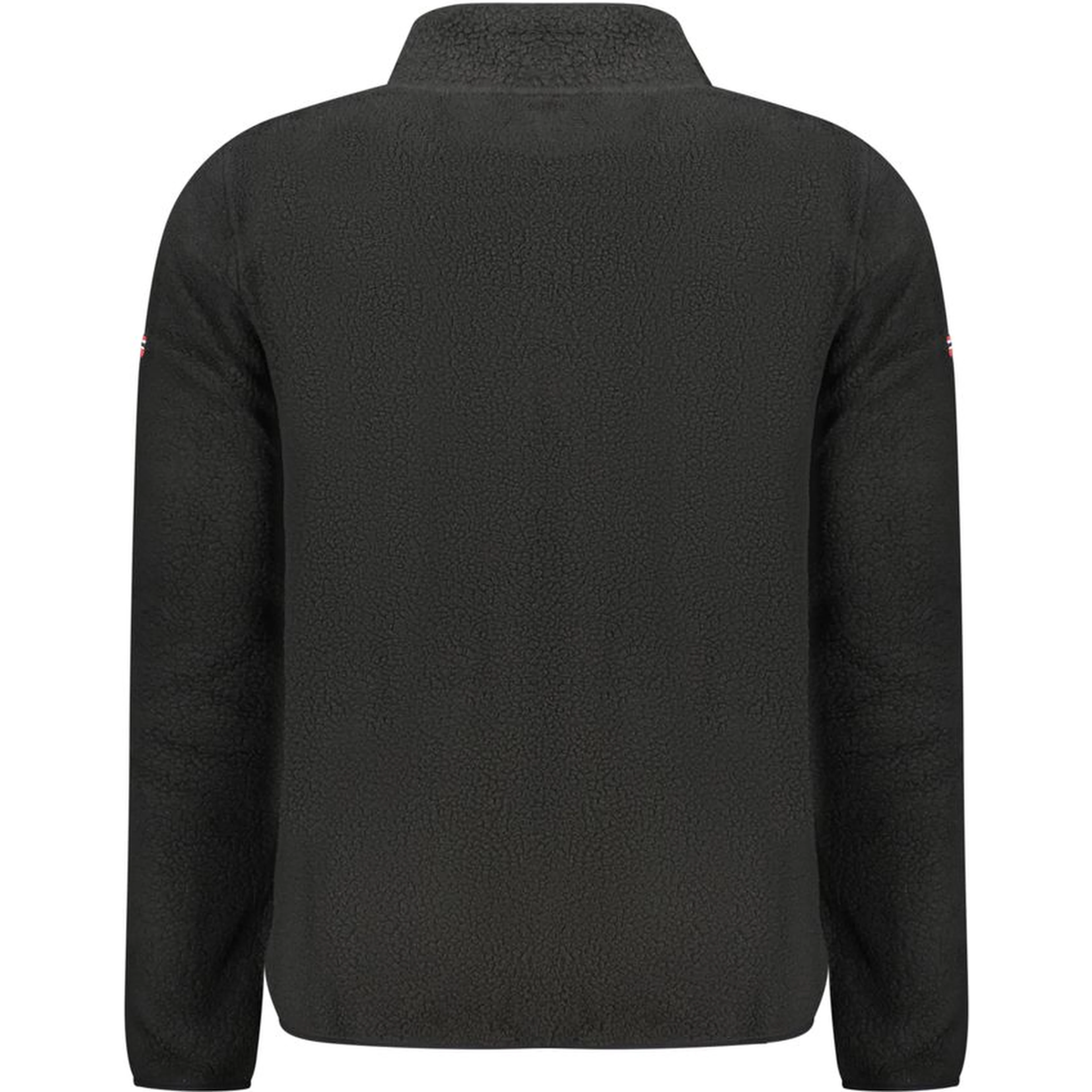 Black Polyester Men's Sweatshirt
