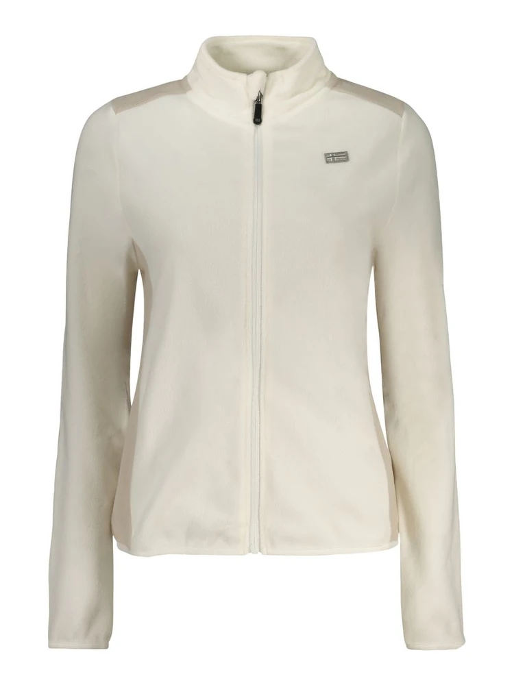 White Polyester Women's Sweatshirt