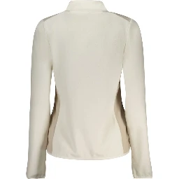 White Polyester Women's Sweatshirt
