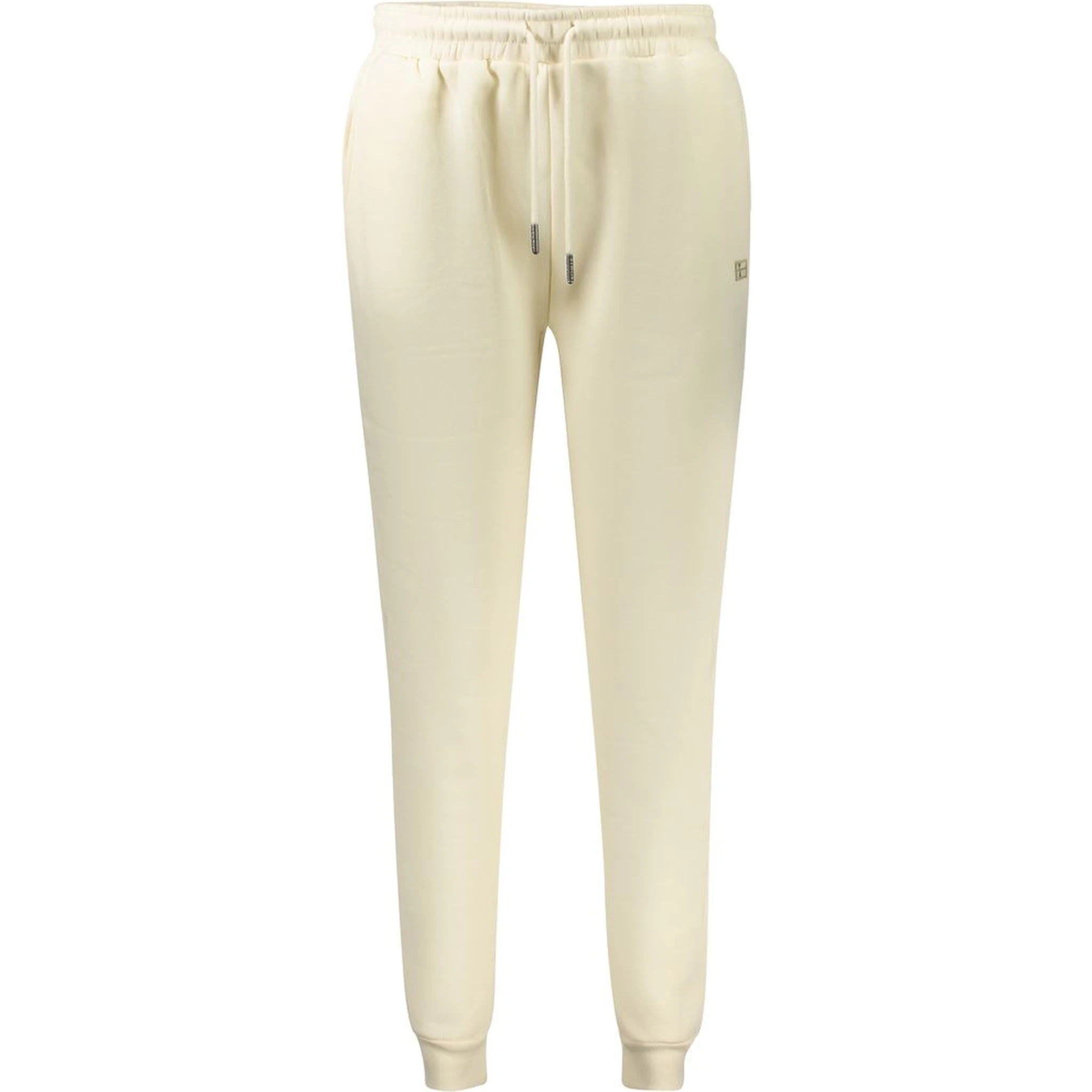 White Cotton Women's Track Pant