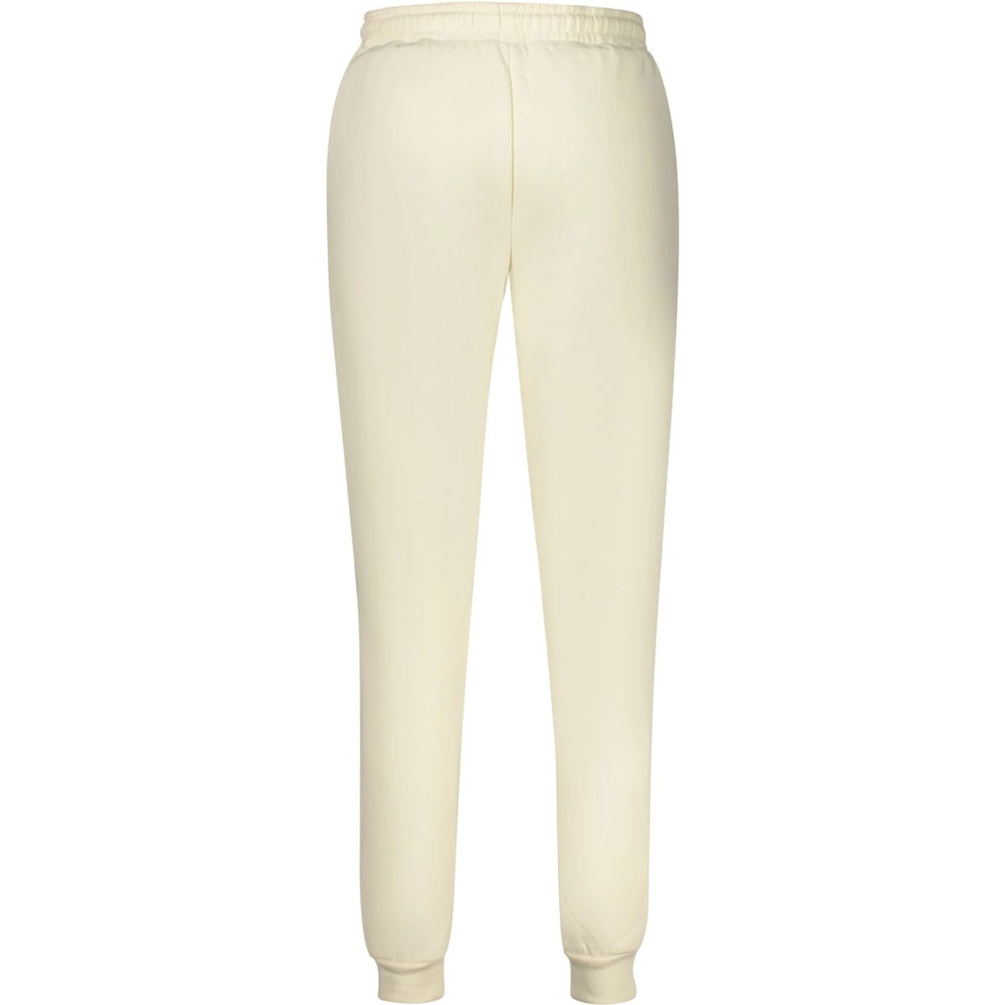 White Cotton Women's Track Pant