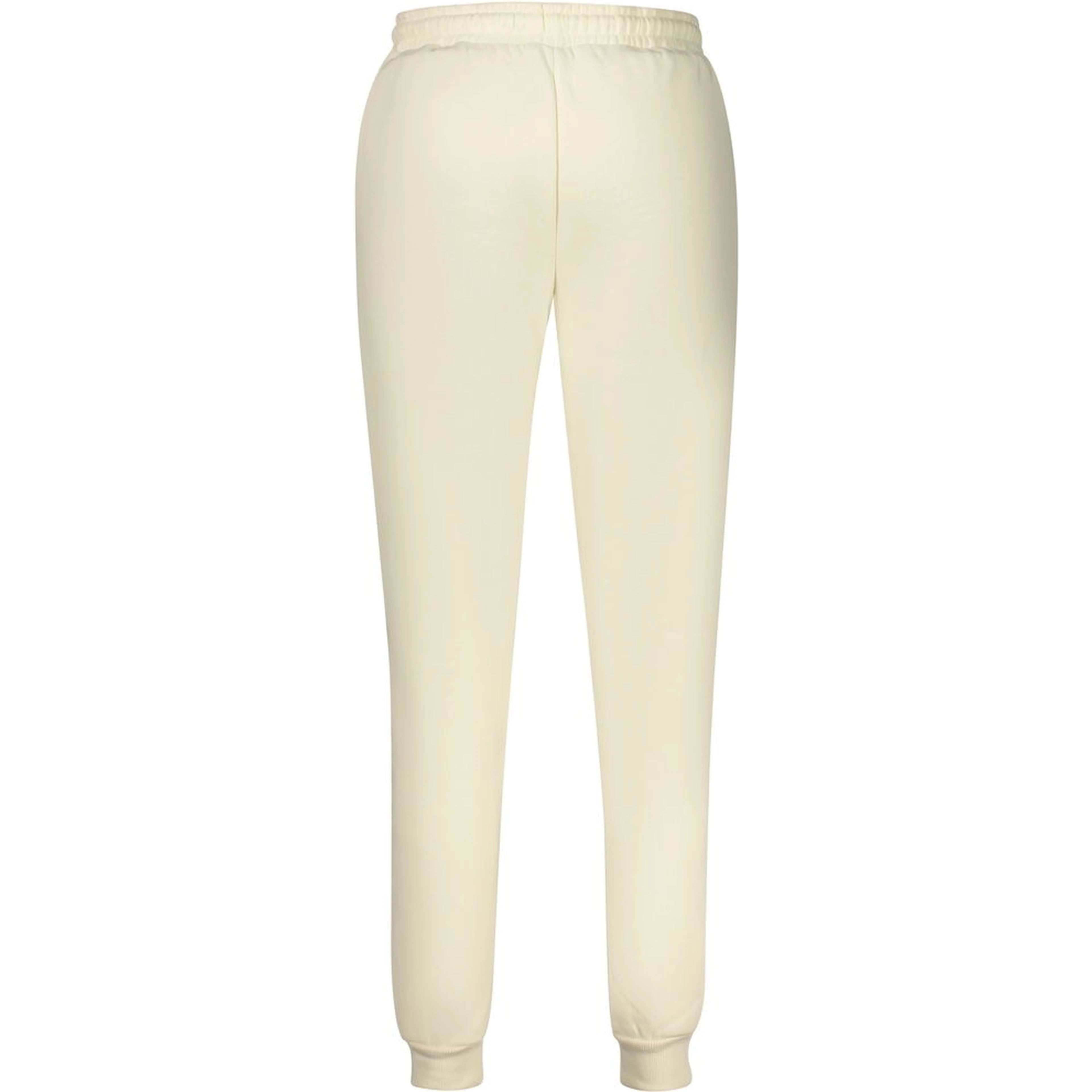 White Cotton Women's Track Pant