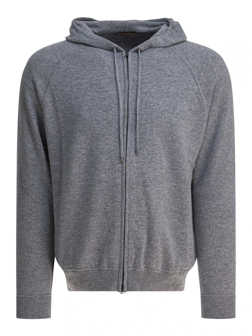 Hoodie in cashmere