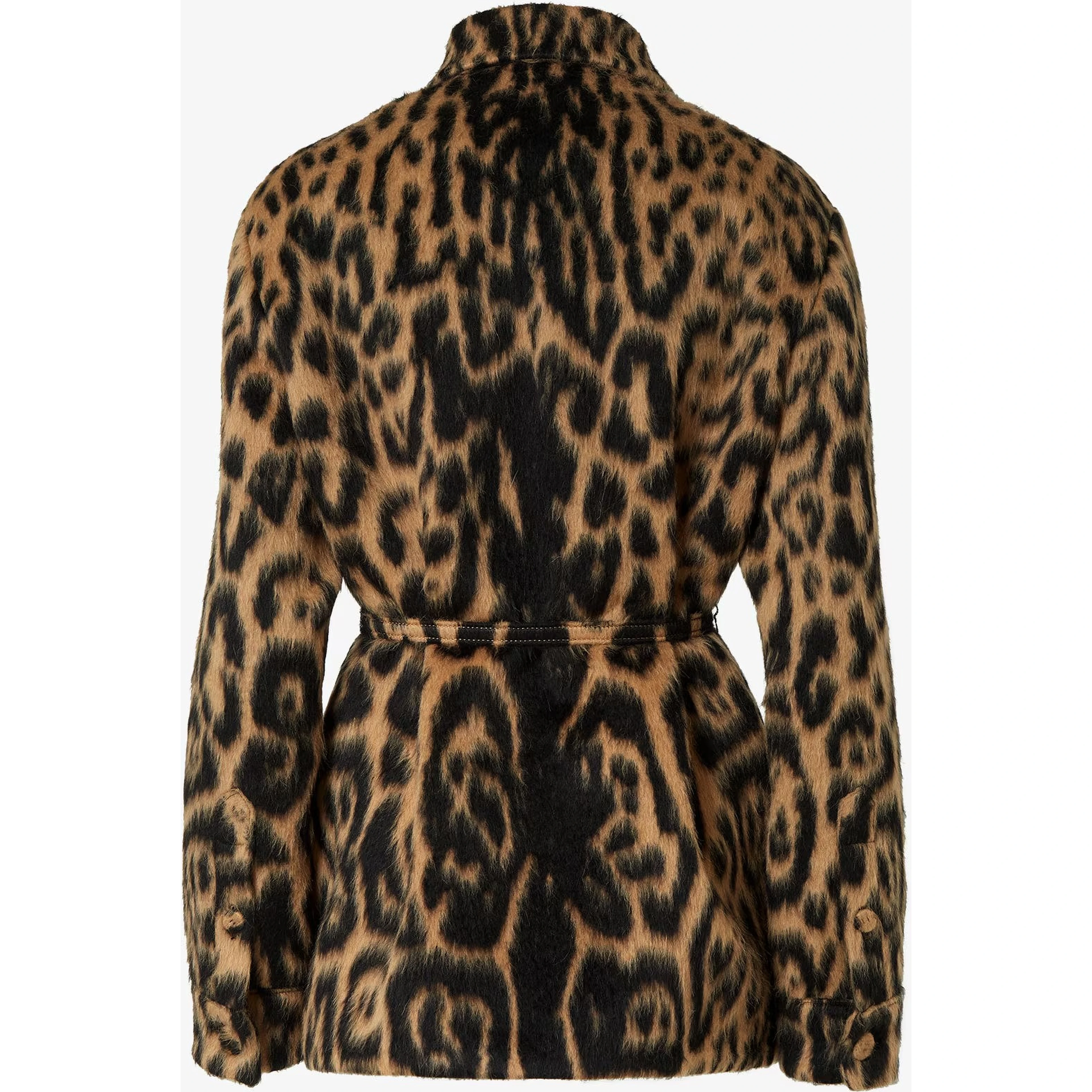 Wool belted jacket
