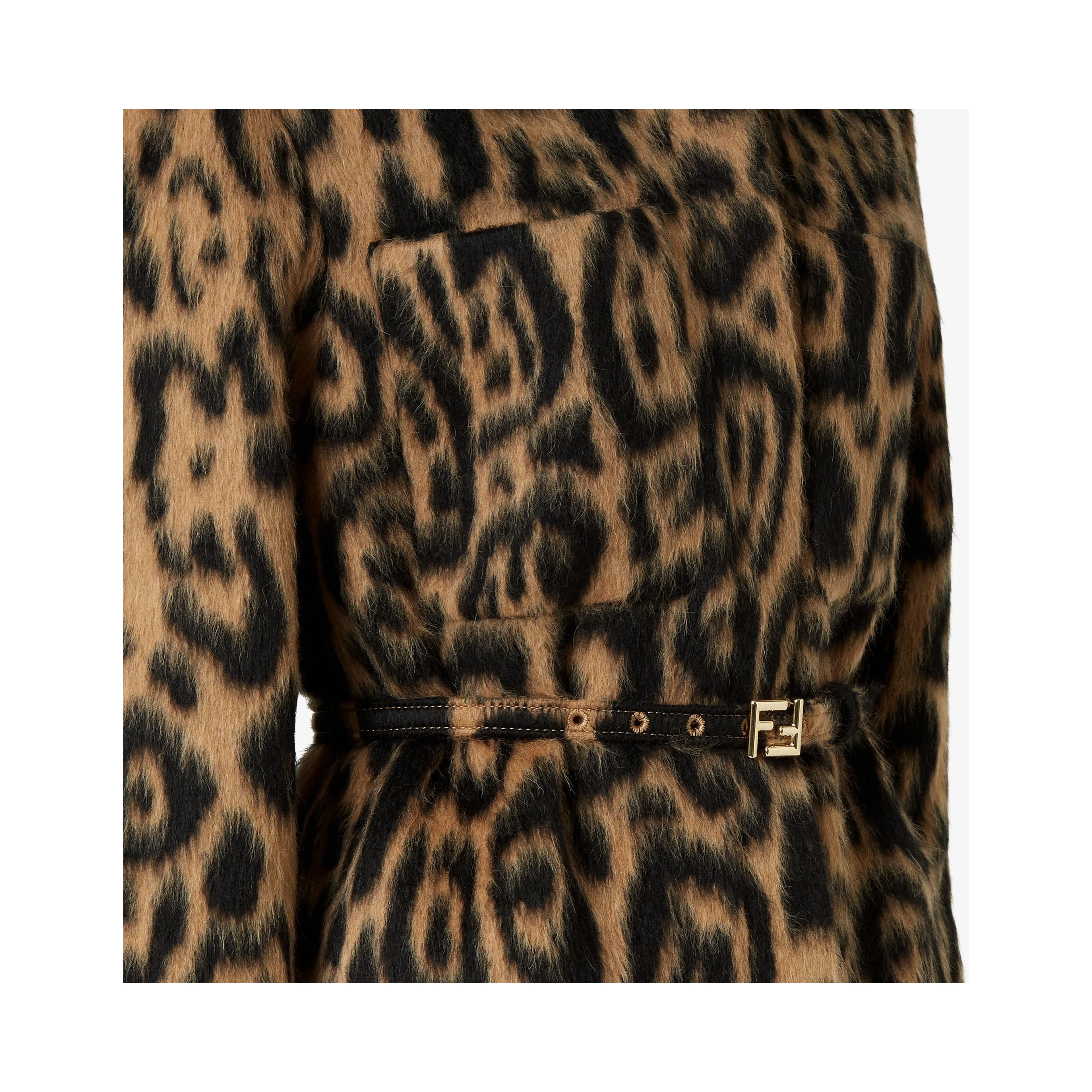 Wool belted jacket