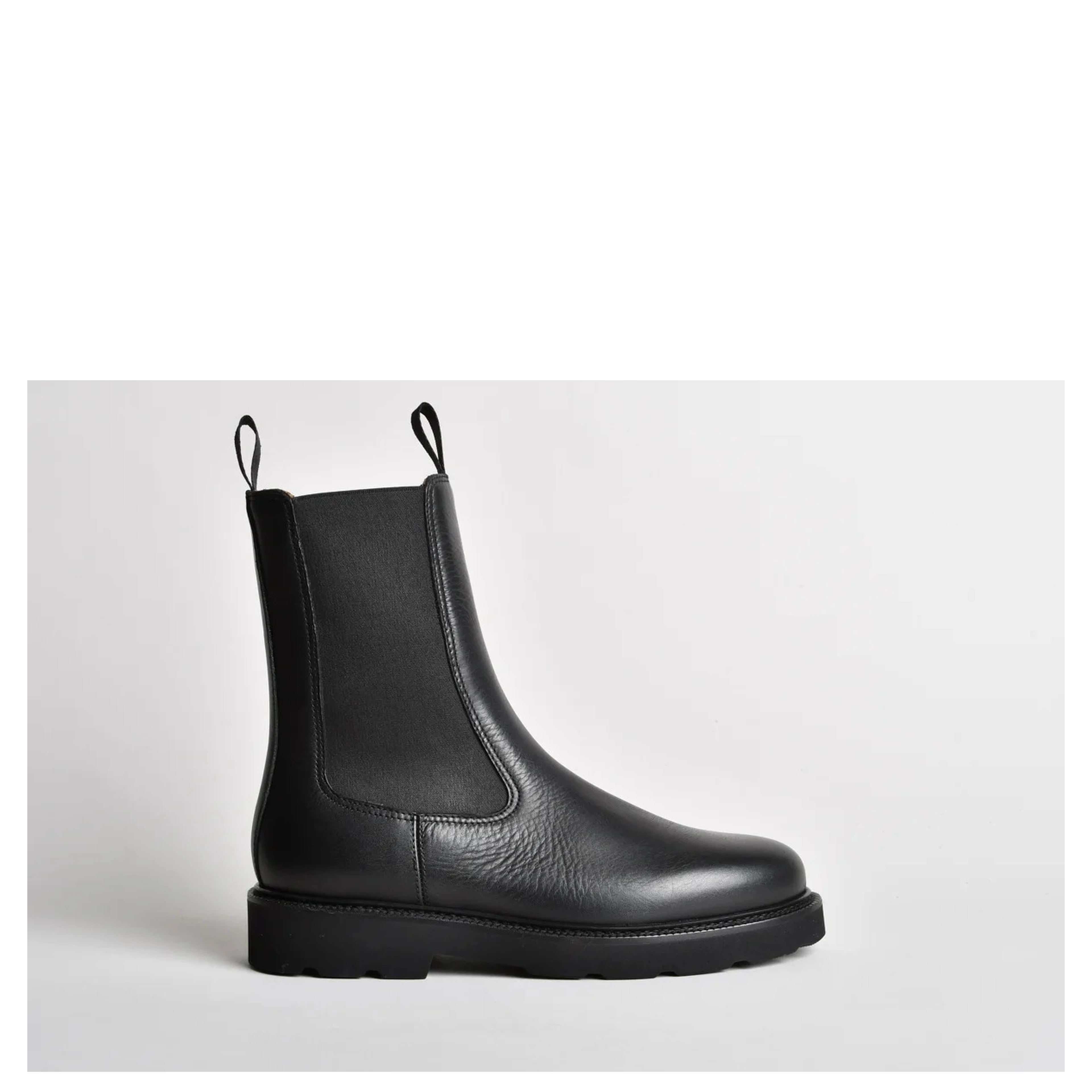 Leather ankle boots