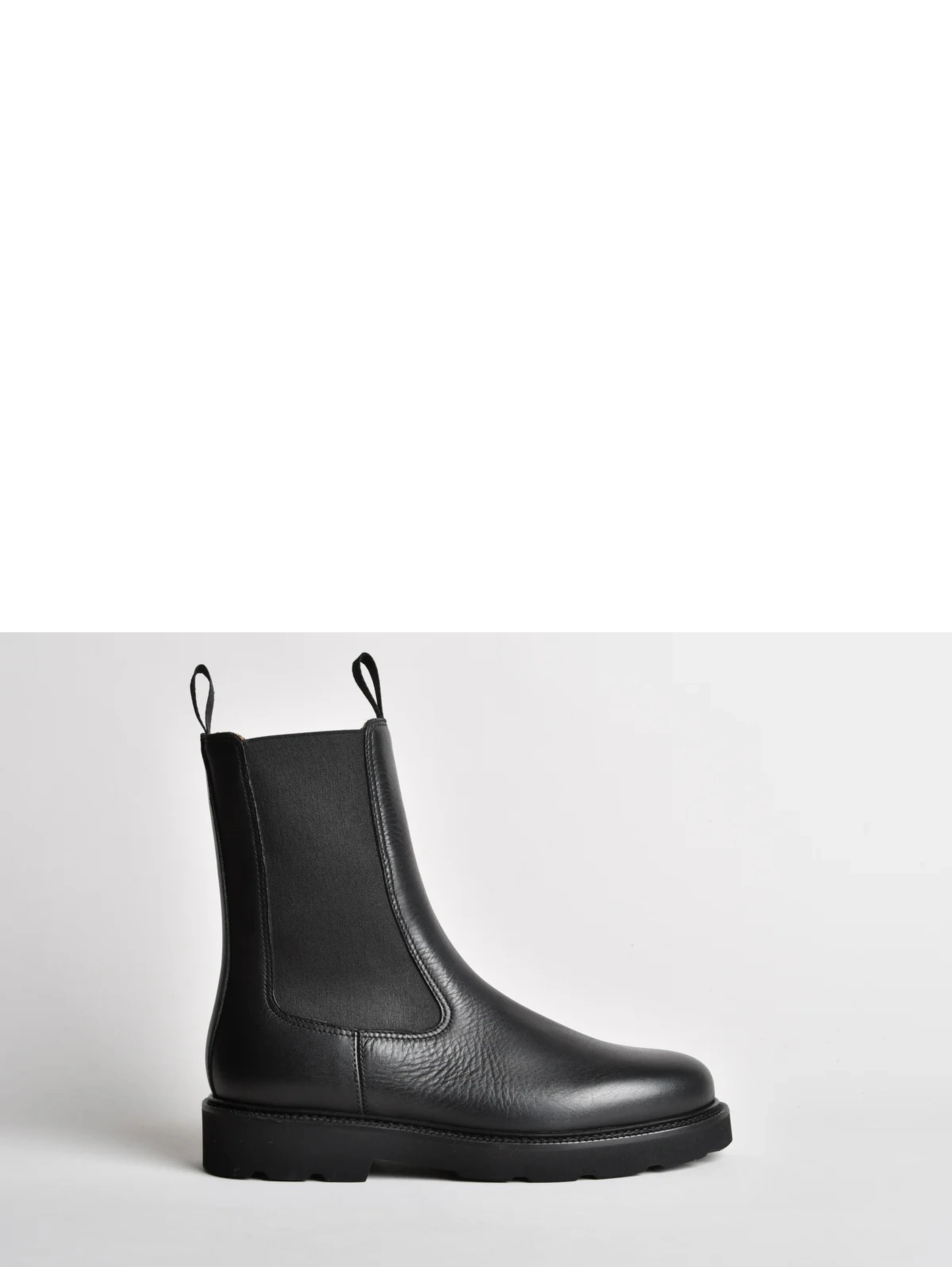 Leather ankle boots