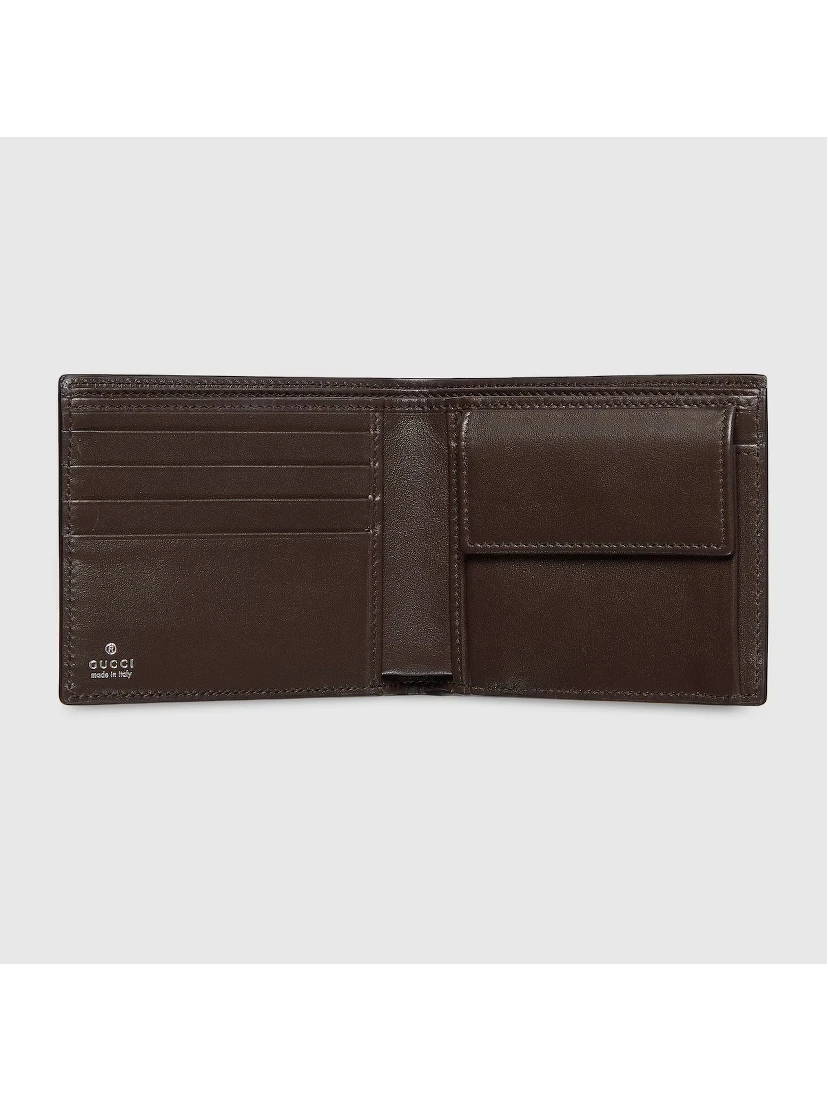 Leather wallet with Horsebit