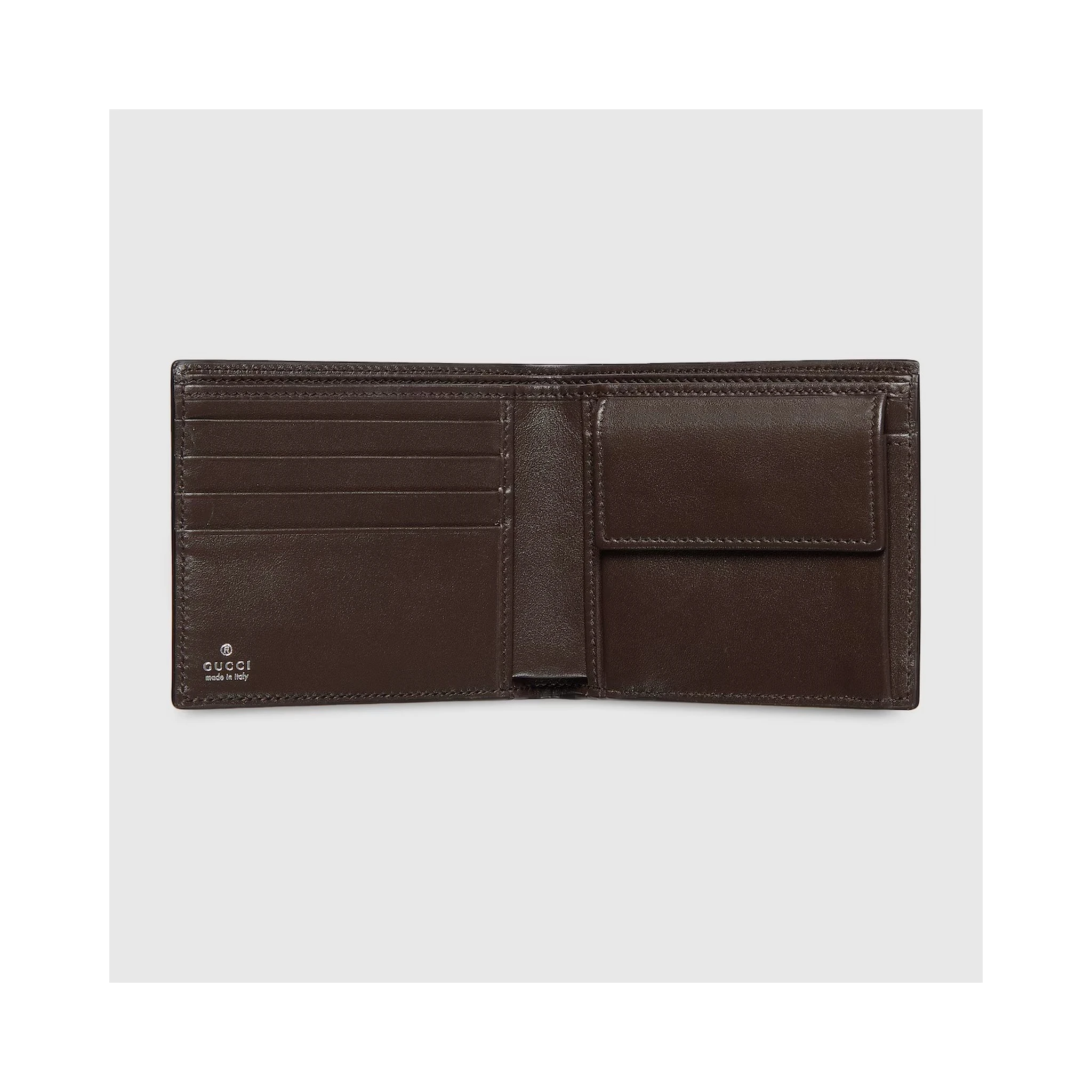 Leather wallet with Horsebit