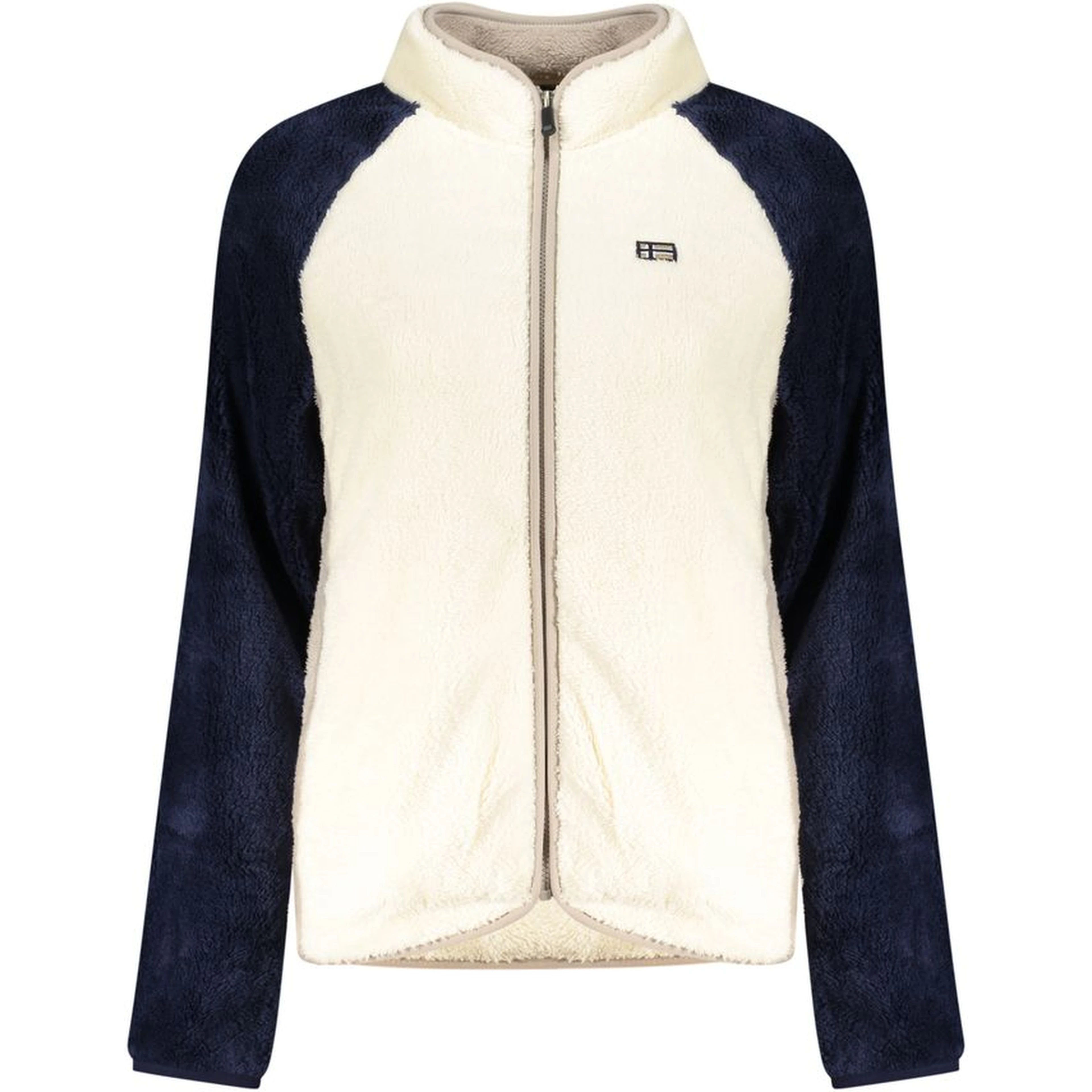 White Polyester Women Sweatshirt