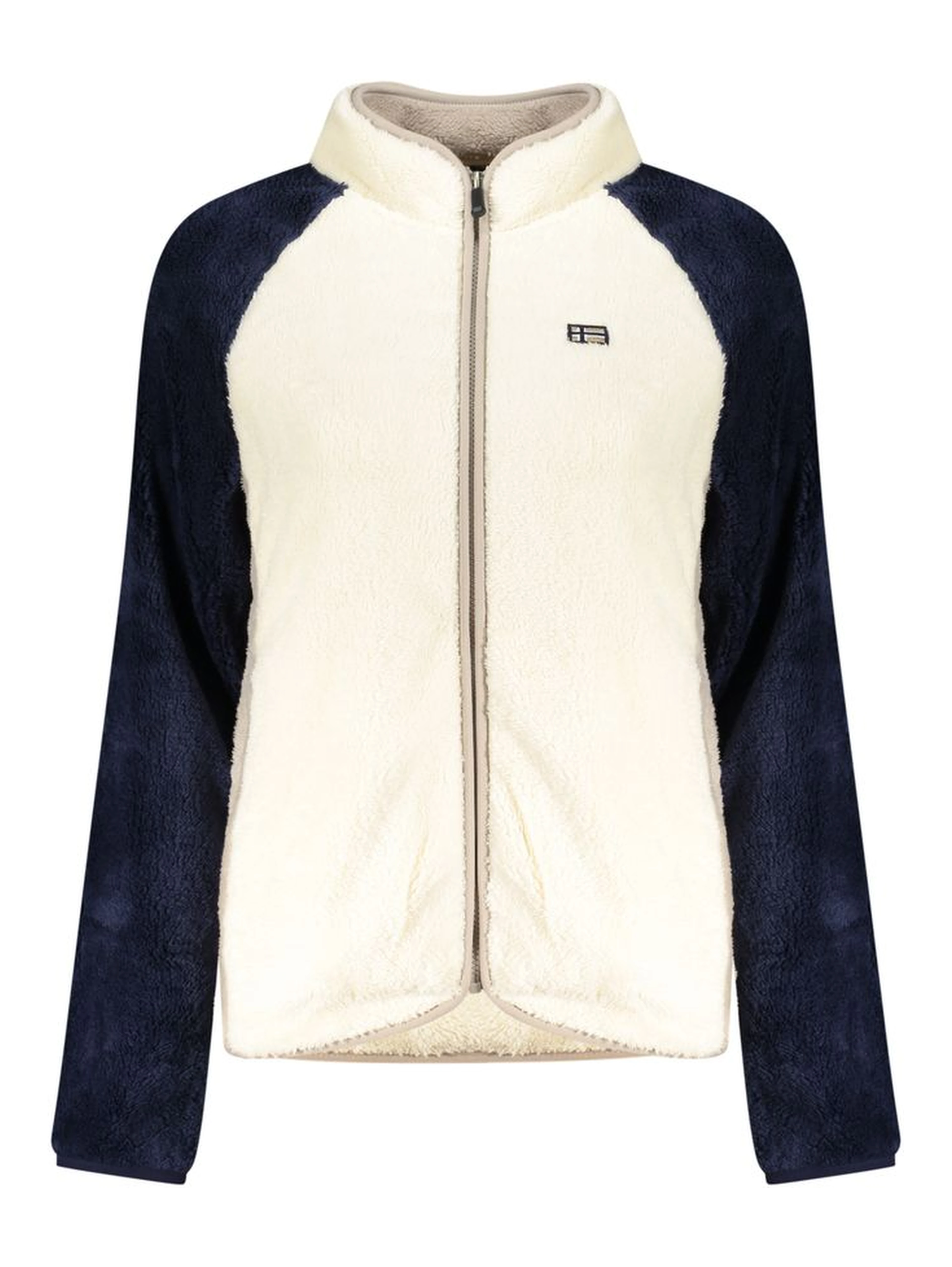 White Polyester Women Sweatshirt