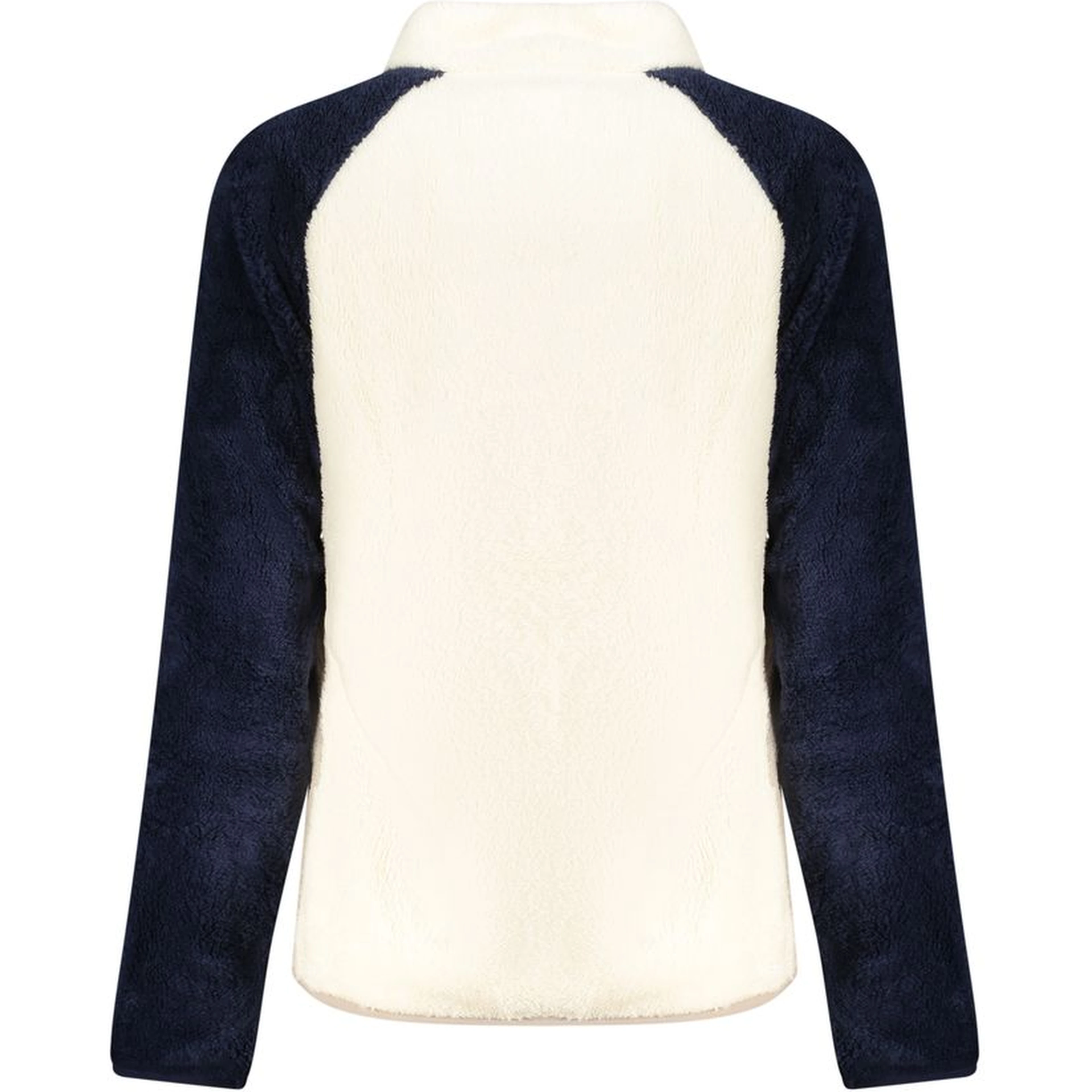 White Polyester Women Sweatshirt