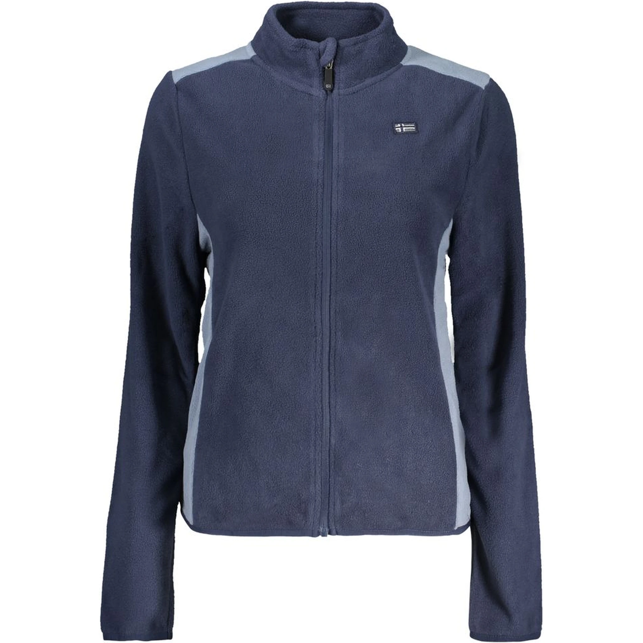 Blue Polyester Women Sweatshirt