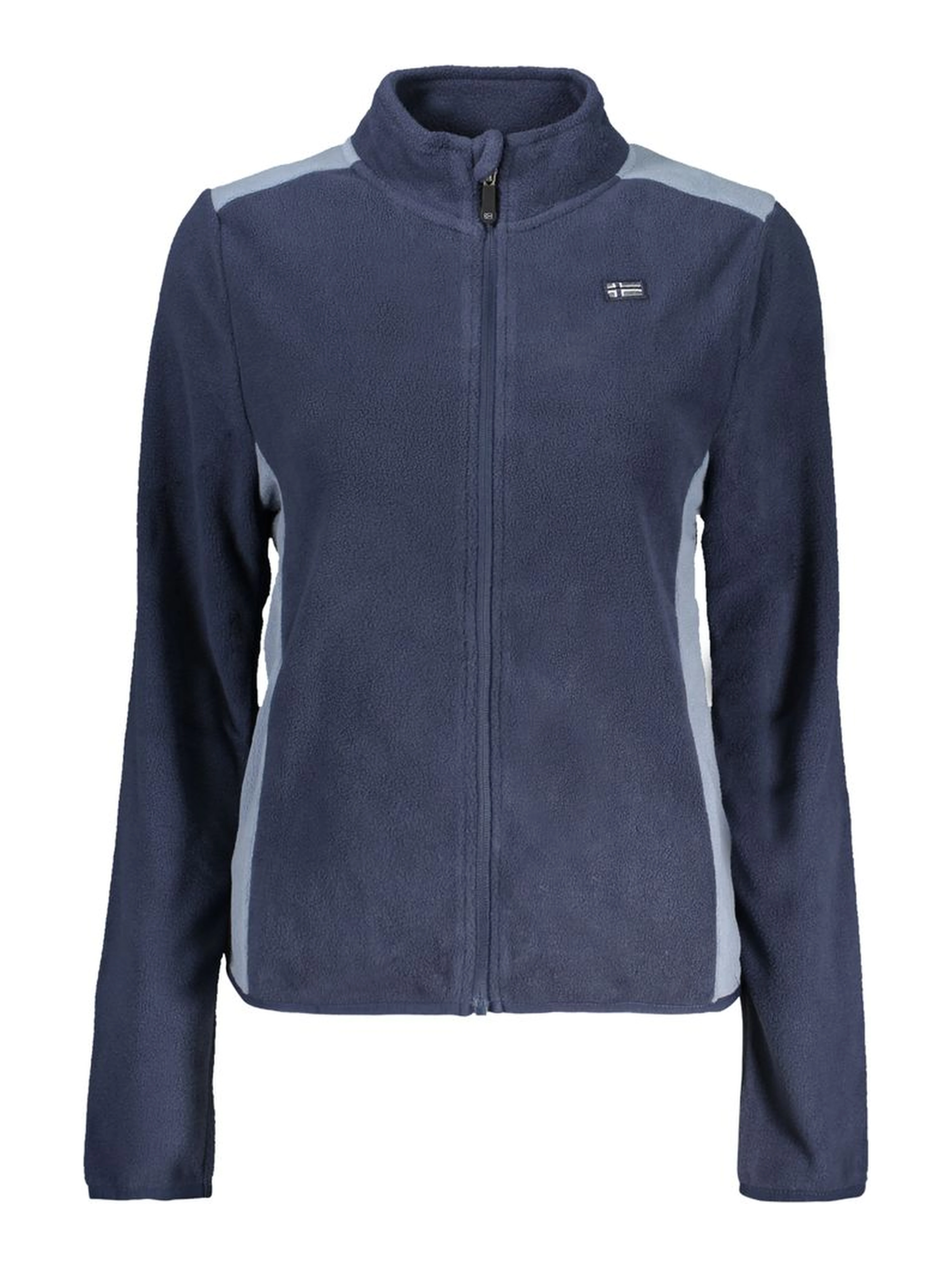 Blue Polyester Women Sweatshirt