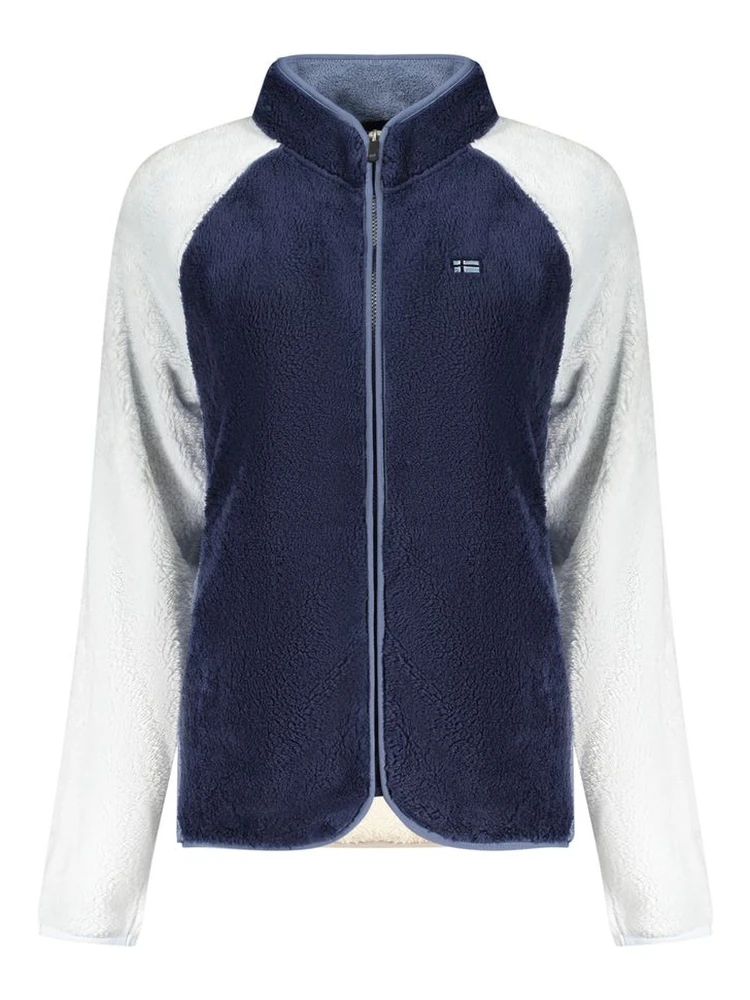 Blue Polyester Sweatshirt