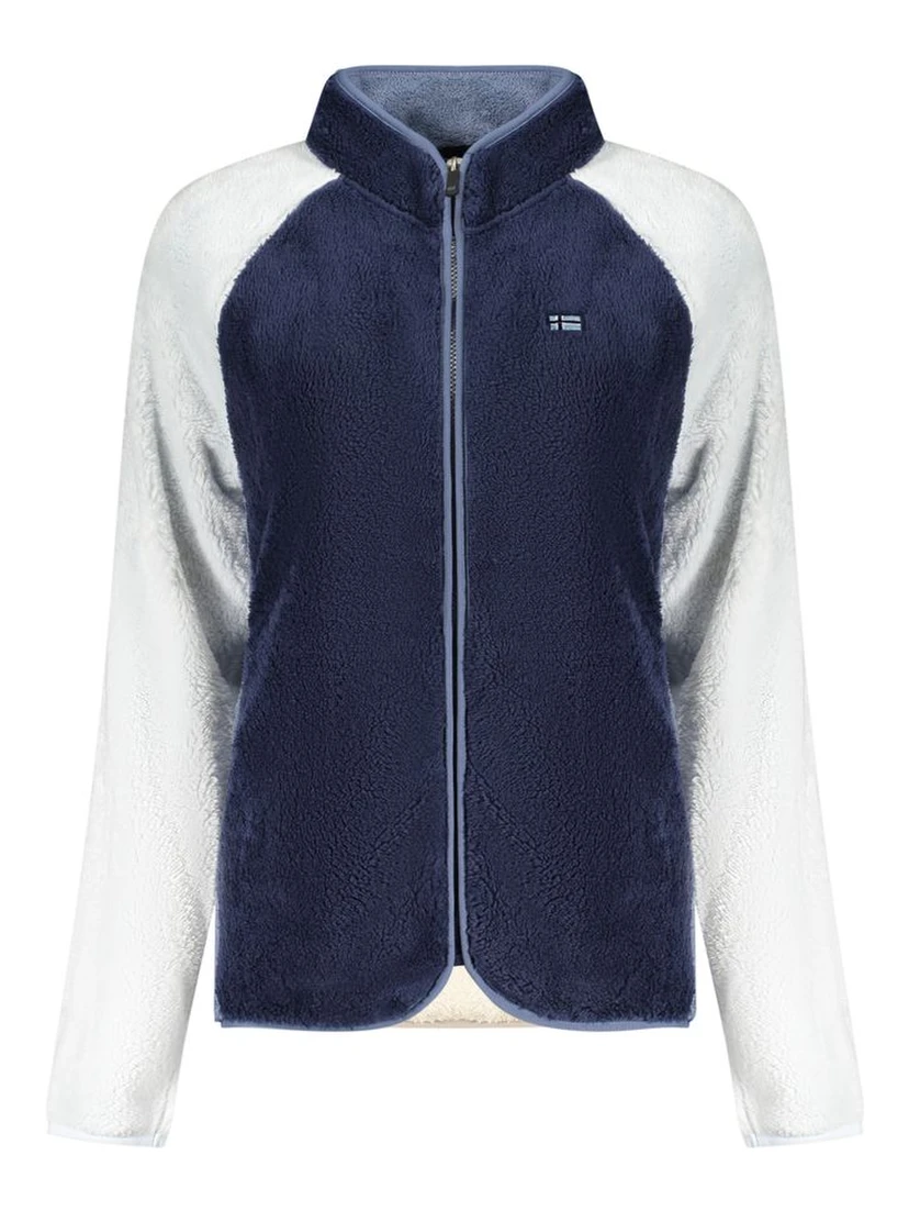Blue Polyester Sweatshirt