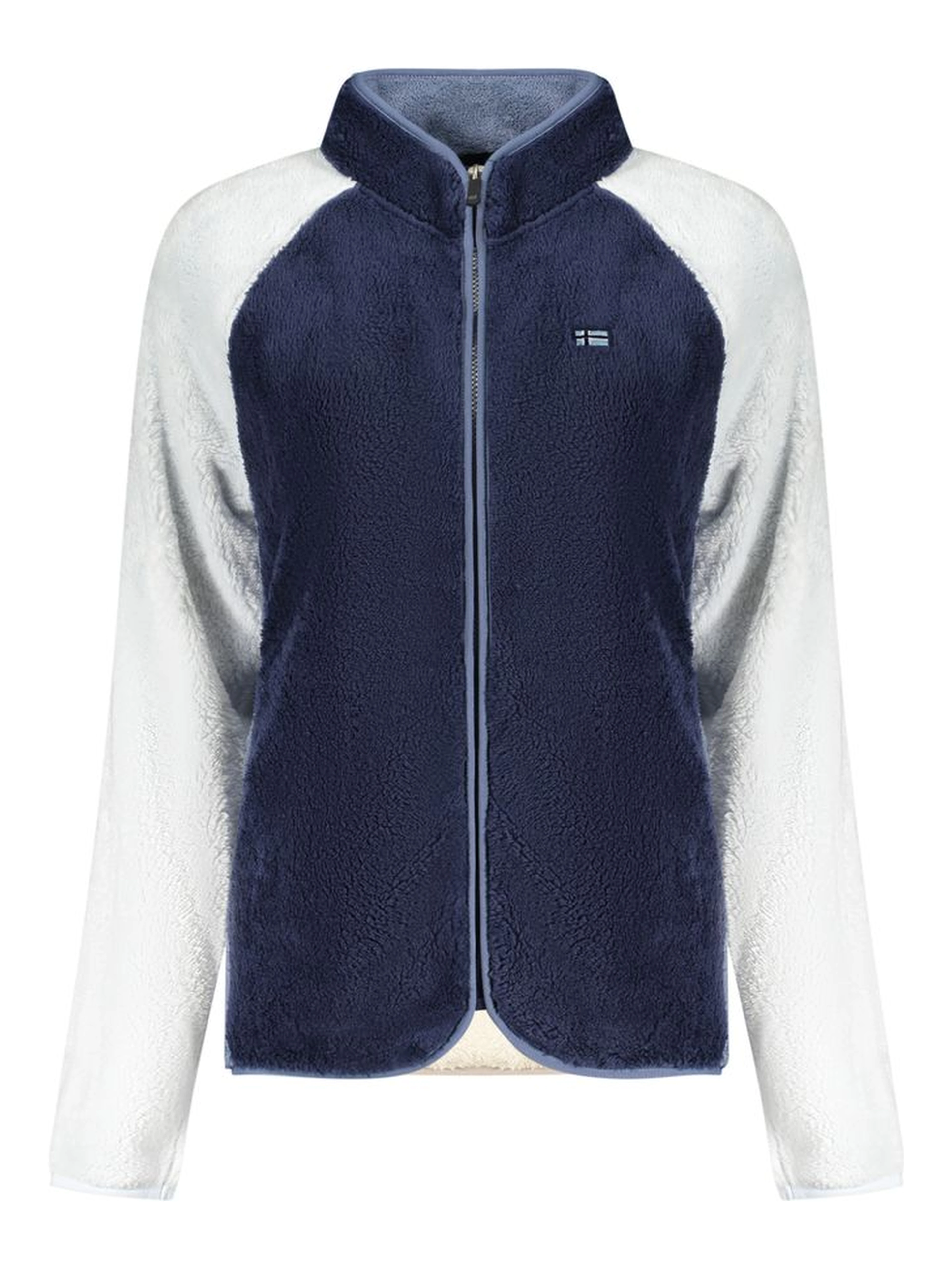 Blue Polyester Sweatshirt