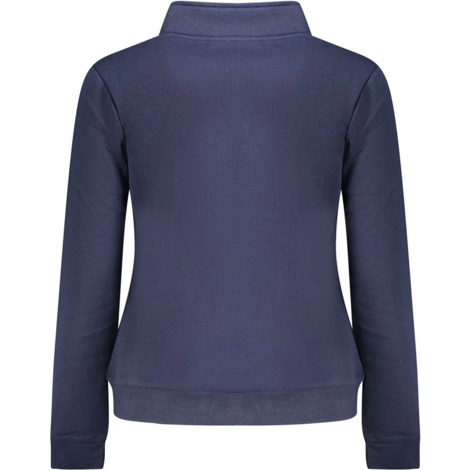 Blue Cotton Women Sweatshirt