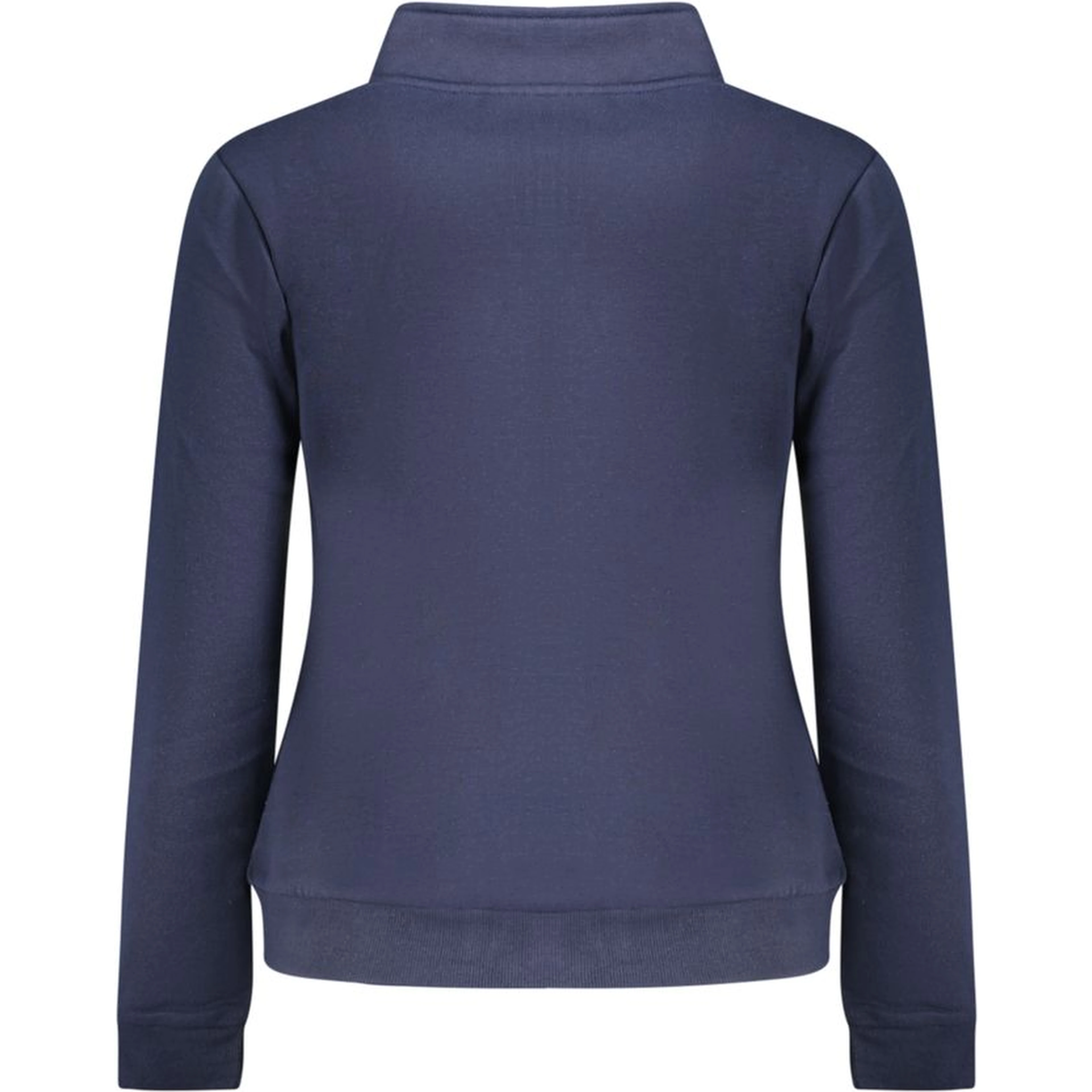 Blue Cotton Women Sweatshirt