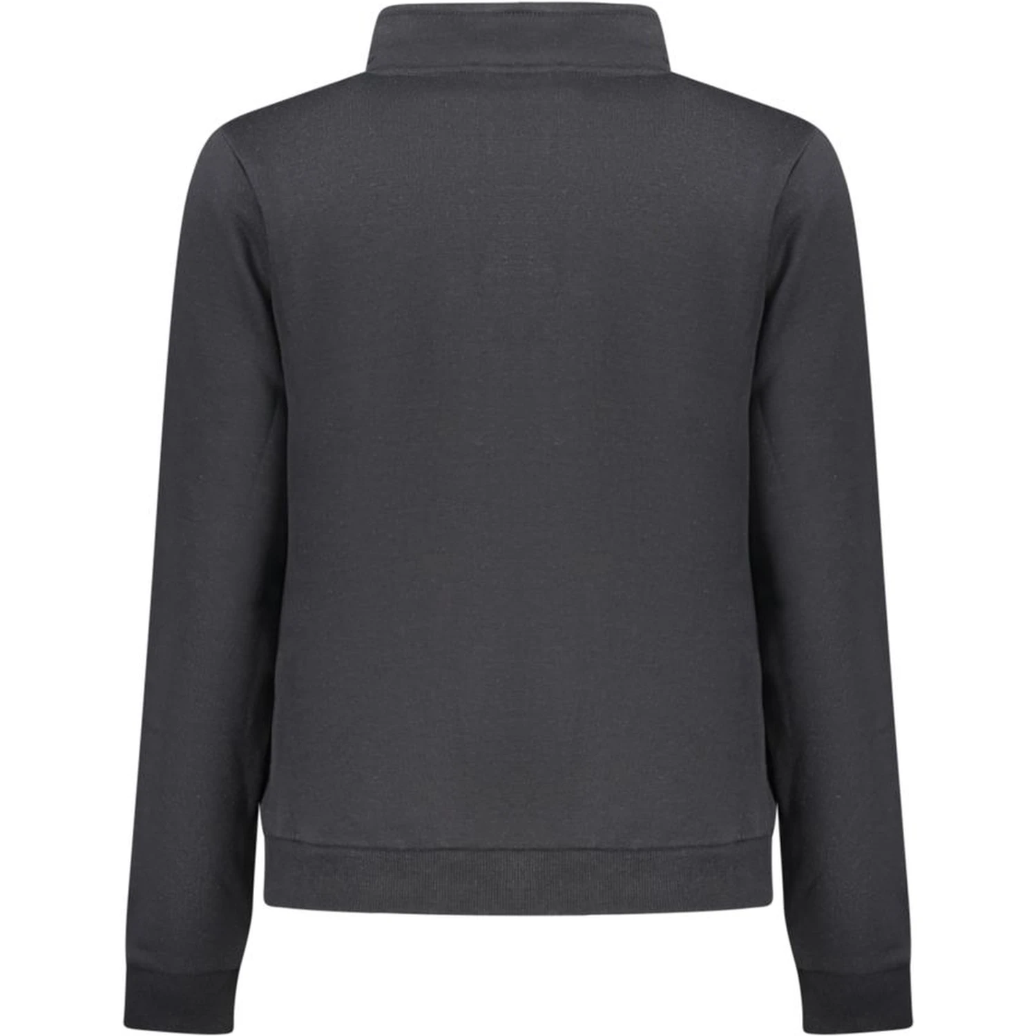 Black Cotton Women Sweatshirt