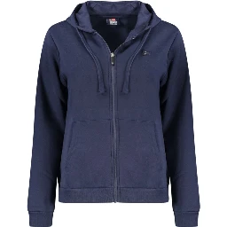 Blu Cotton Women Sweatshirt