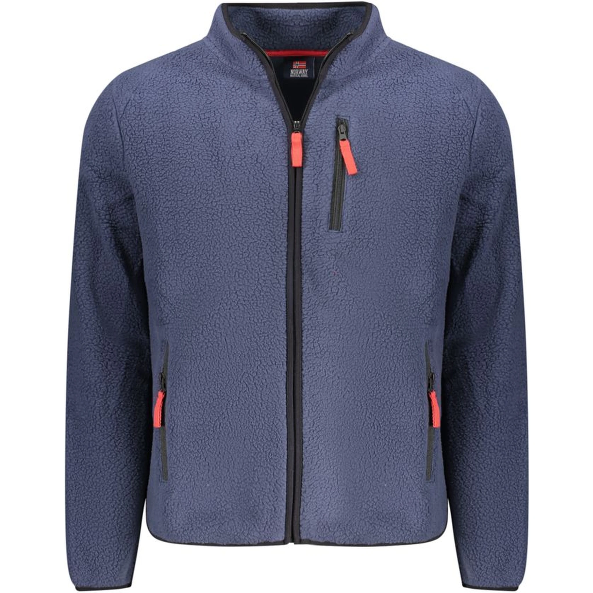 Blue Polyester Men's Sweatshirt