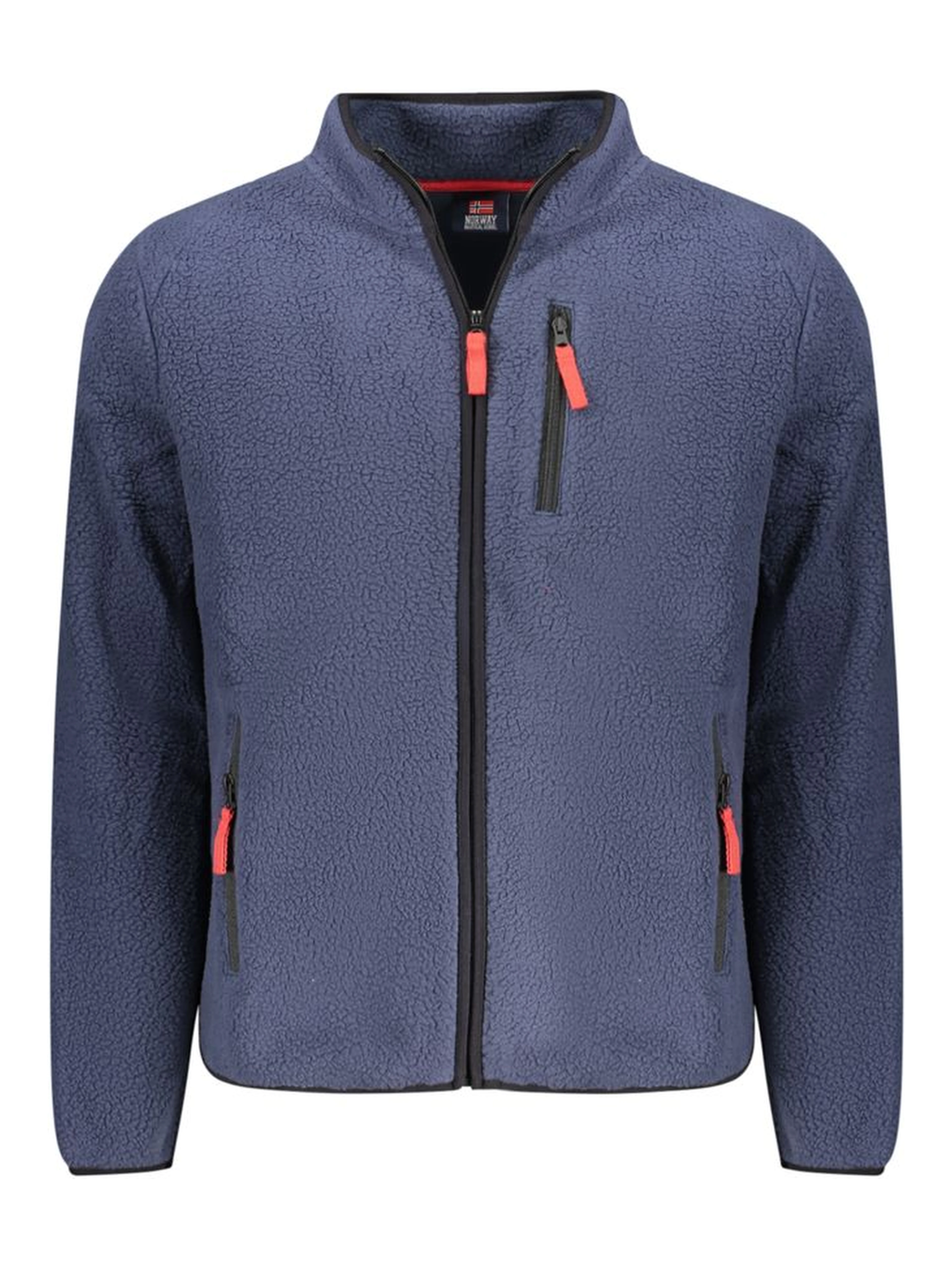 Blue Polyester Men's Sweatshirt